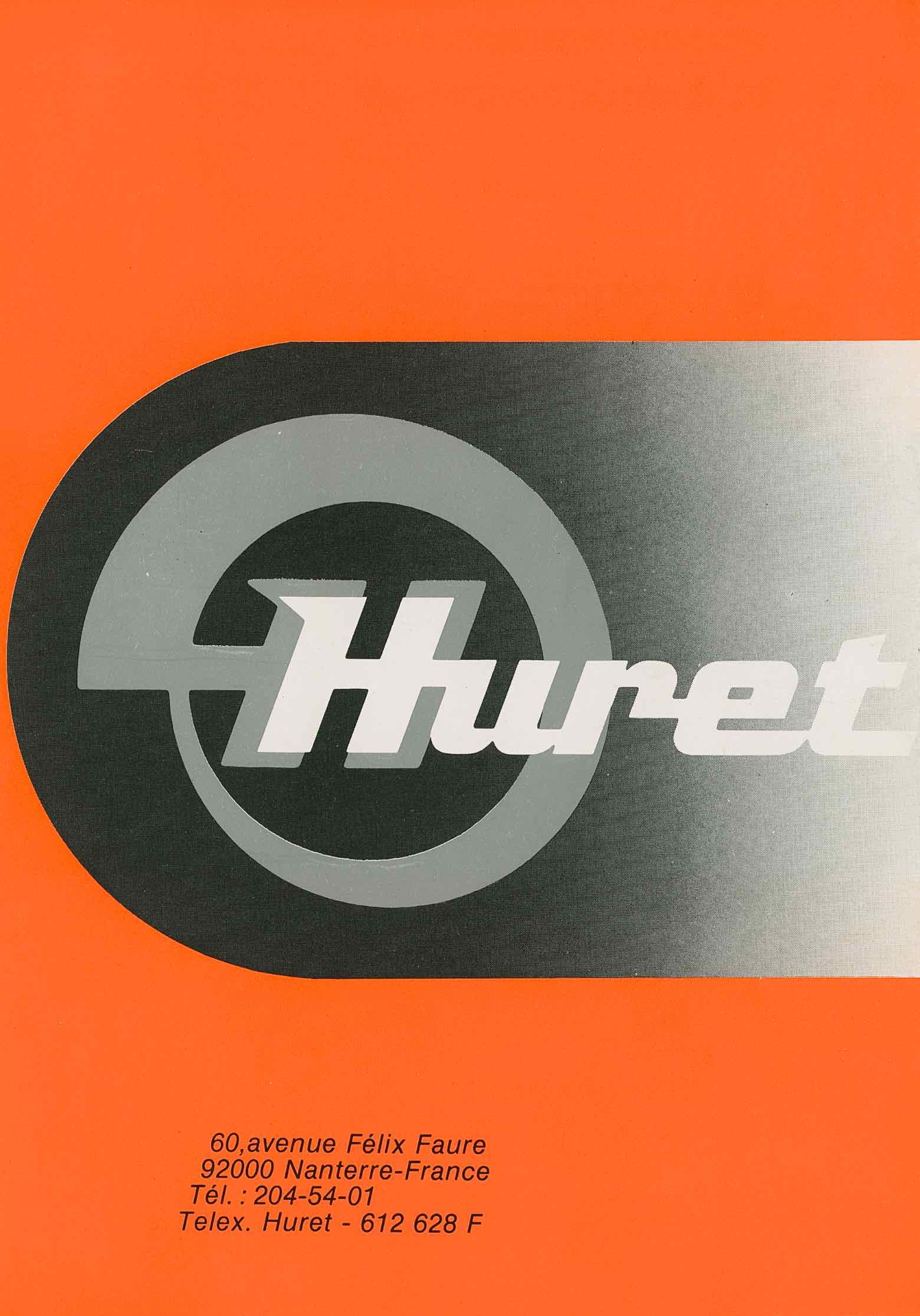 Huret - catalogue 1979? scan 1 main image