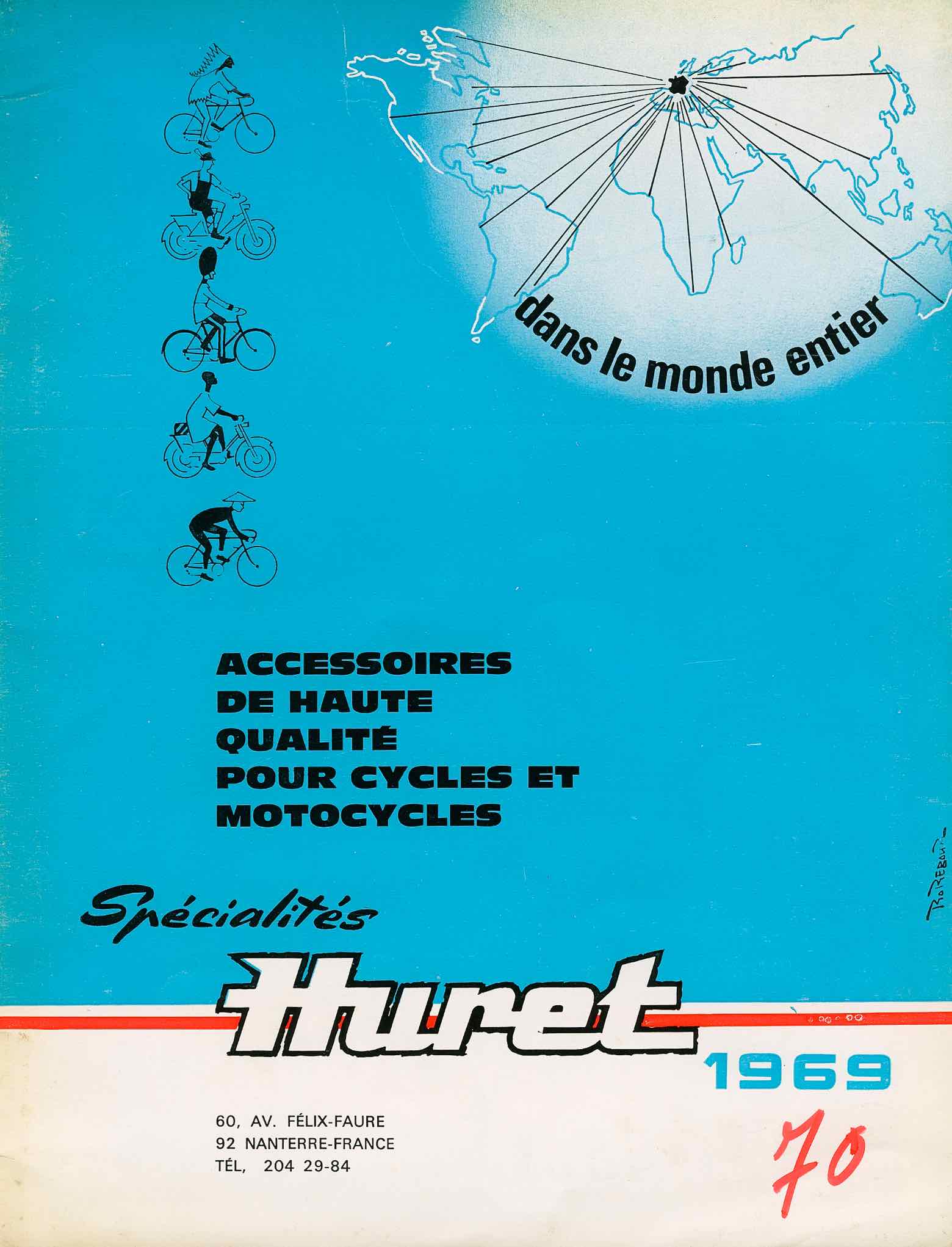 Huret Accessoires de Haut Qualite - 1969 scan 1 main image