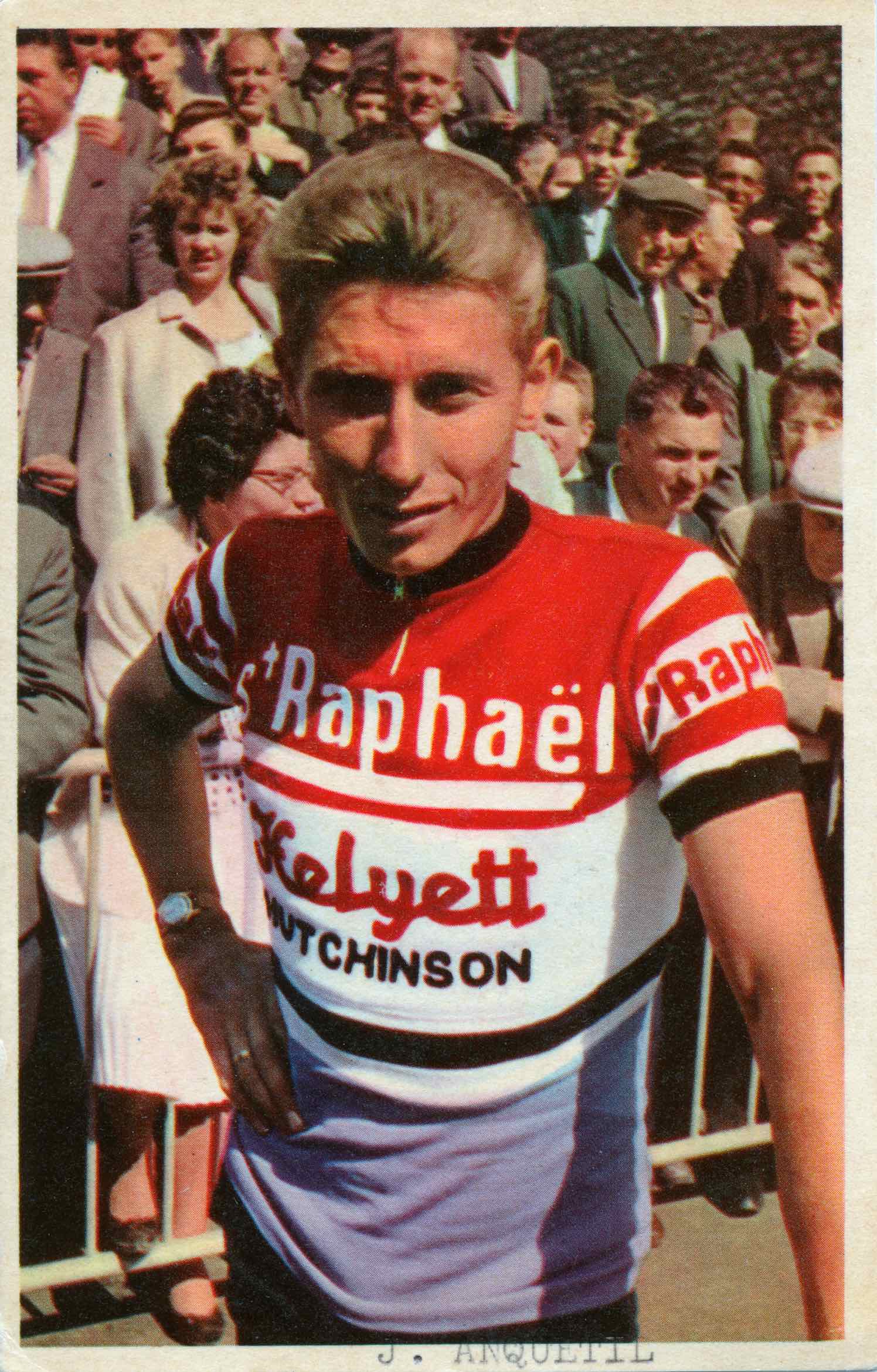 Jacques Anquetil - postcard 1962? scan 1 main image