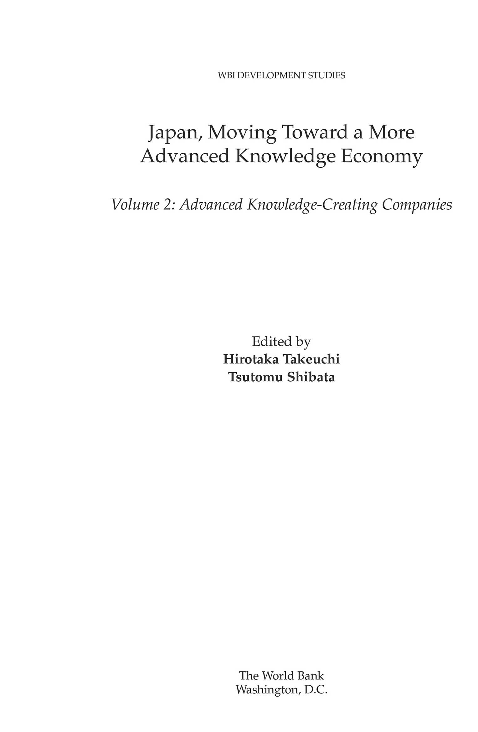 Japan - Moving Towards a More Advanced Knowledge Economy scan 2 main image