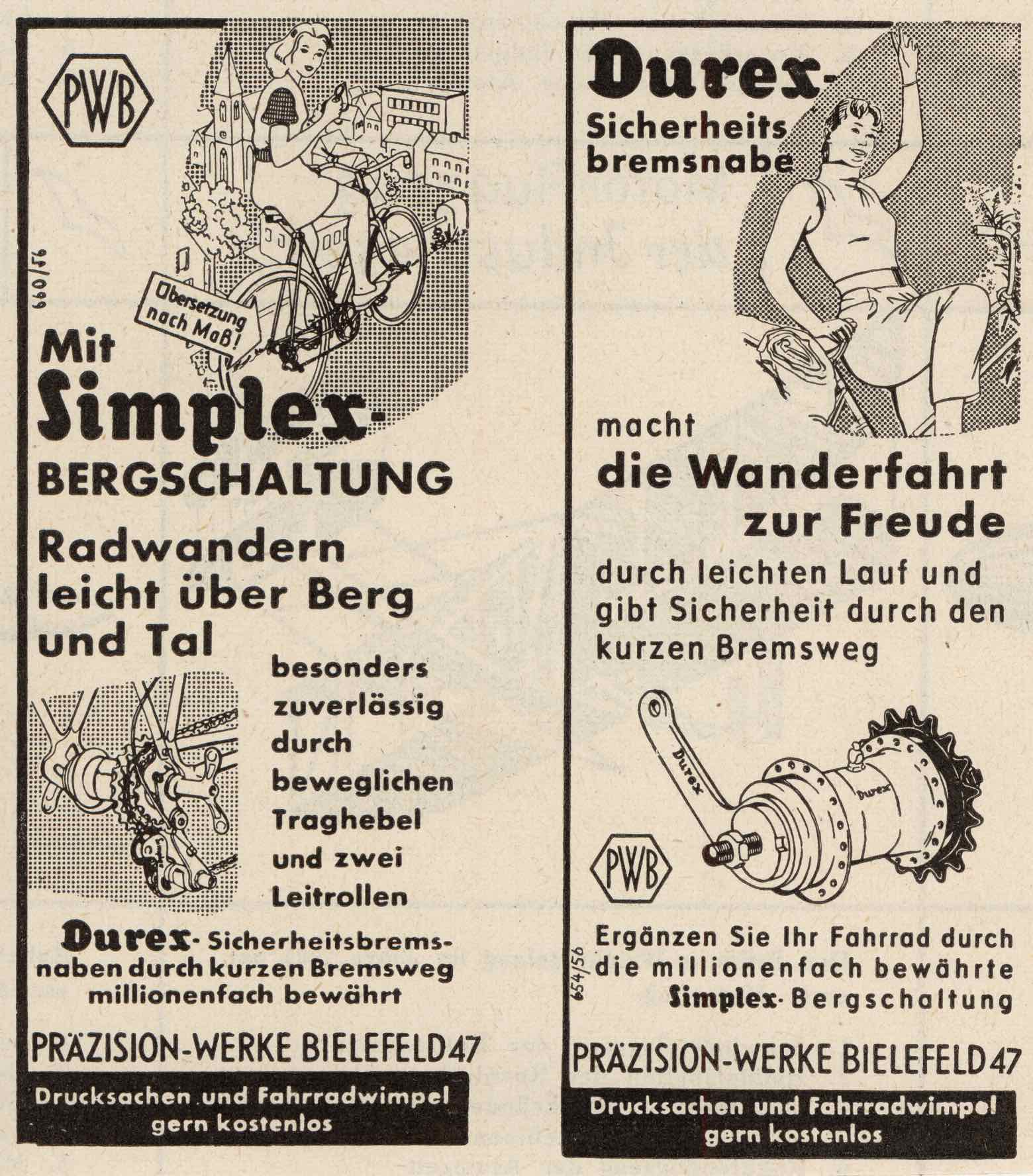 Kosmos 1956 - Prazision Werke Bielefeld advert main image