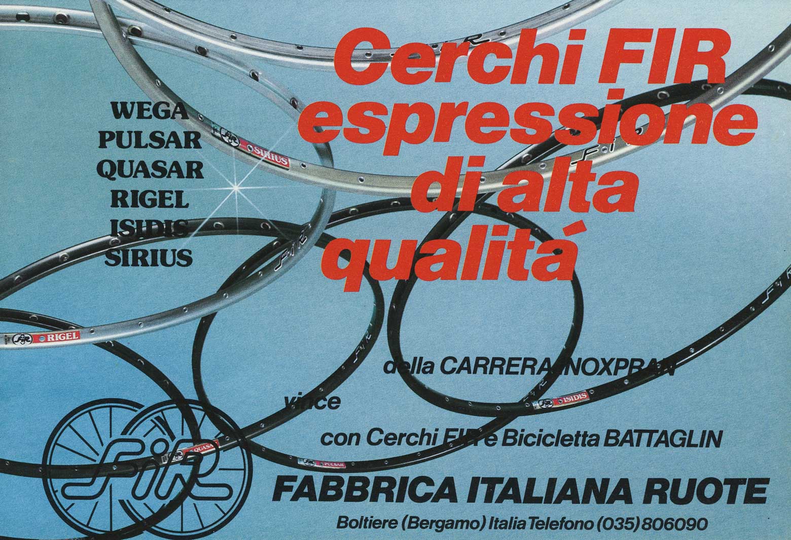 La Bicicletta 1984 April - FiR advert main image