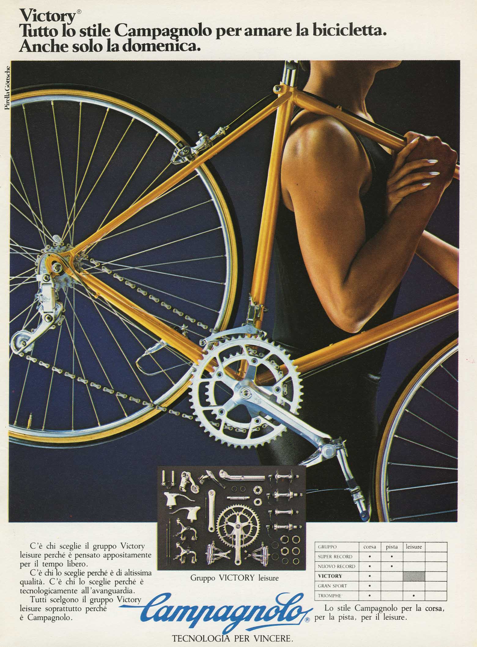 La Bicicletta 1984 May - Campagnolo advert main image