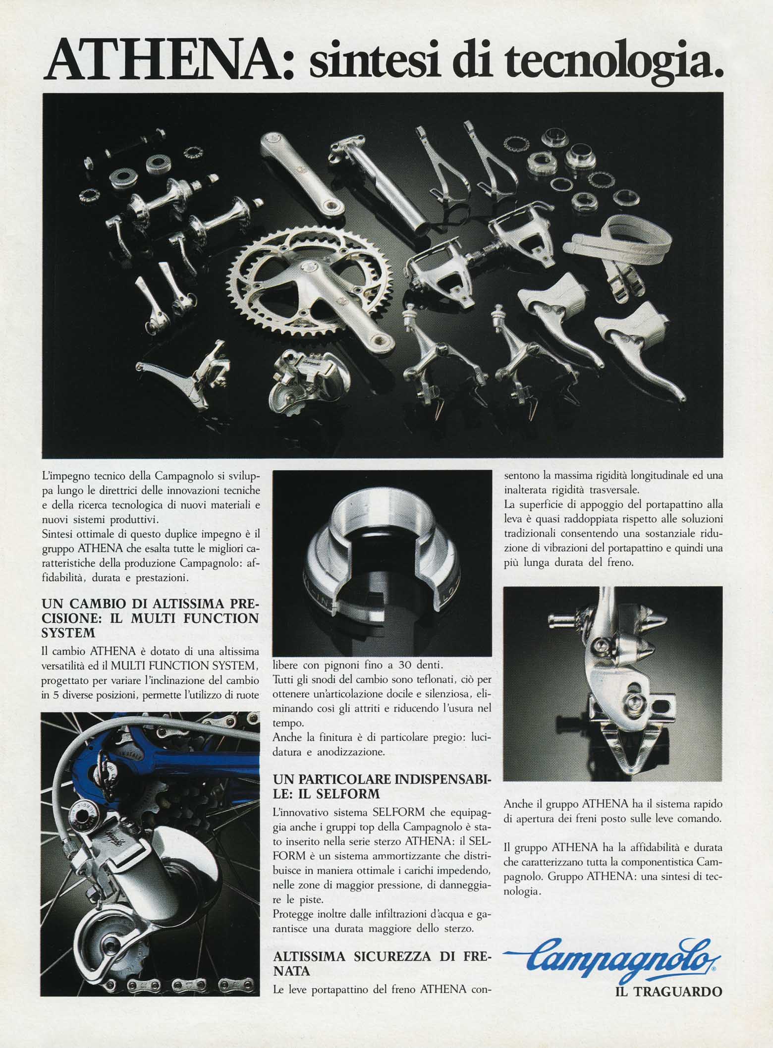 La Bicicletta 1988 July - Campagnolo advert main image