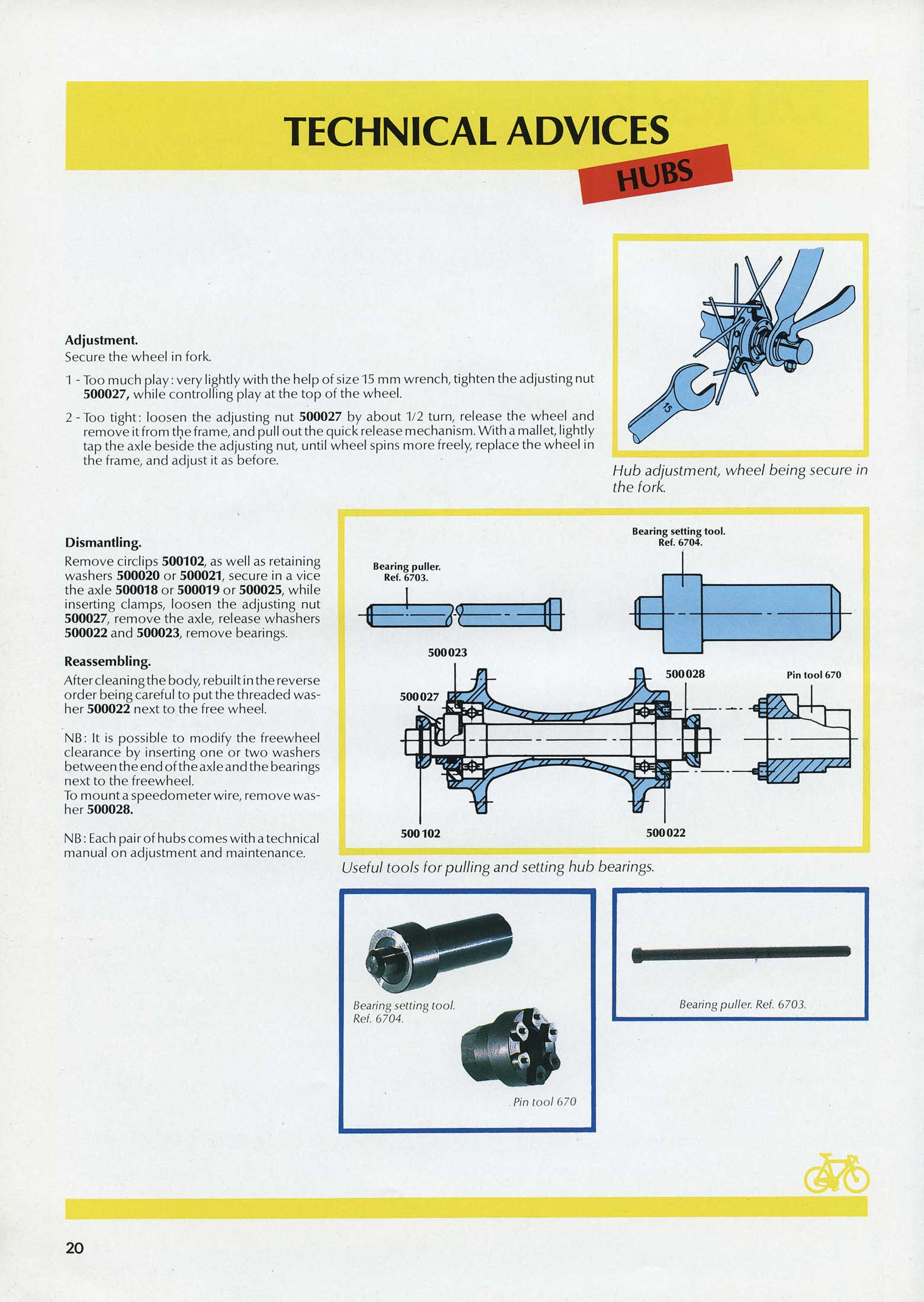 MAVIC - Trade catalogue 1986-1987 page 20 main image