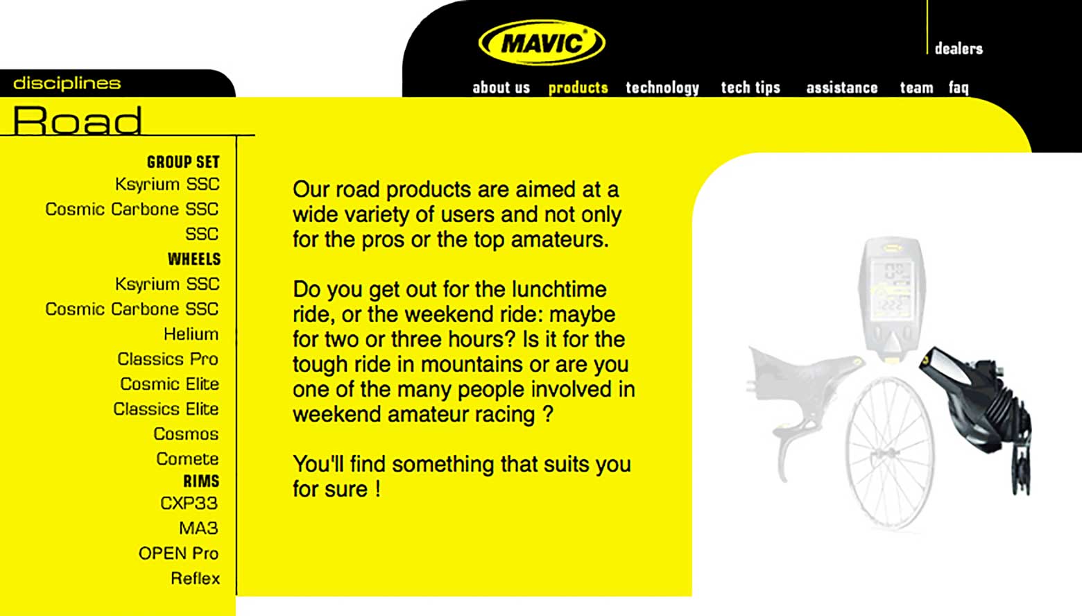 Mavic web site 2000 image 001 main image
