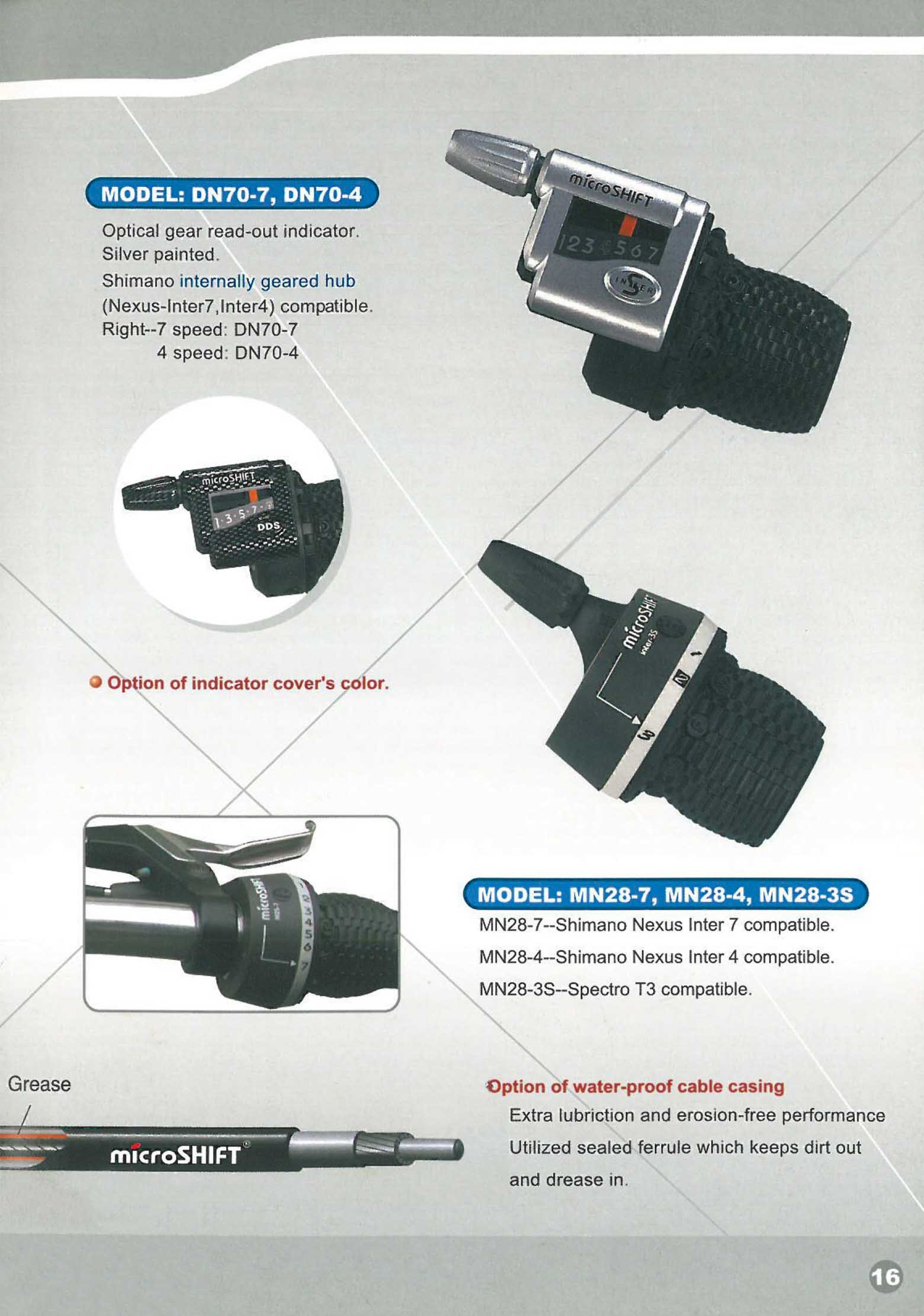 microSHIFT catalogue - 2004-2005 page 16 main image