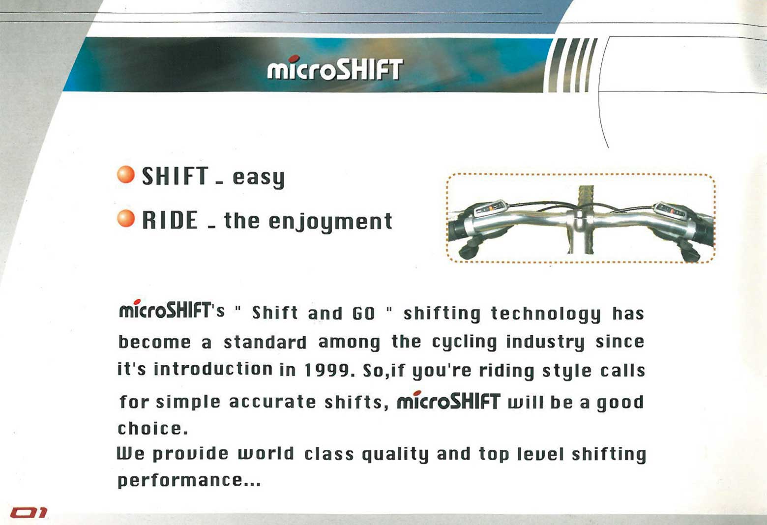 microSHIFT catalogue - 2005-2006 page 1 main image