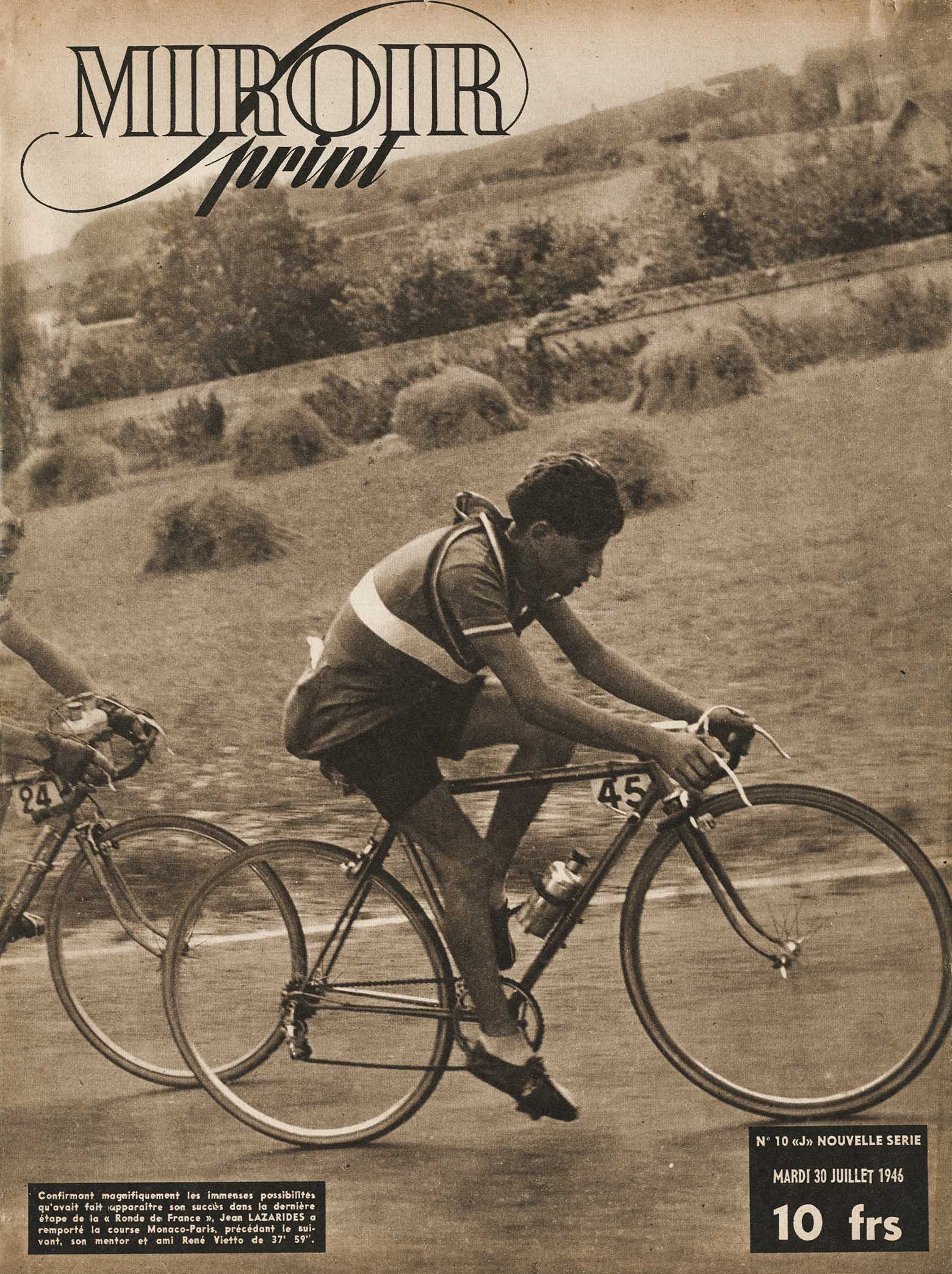 Miroir-Sprint July 1946 Apo Lazarides main image