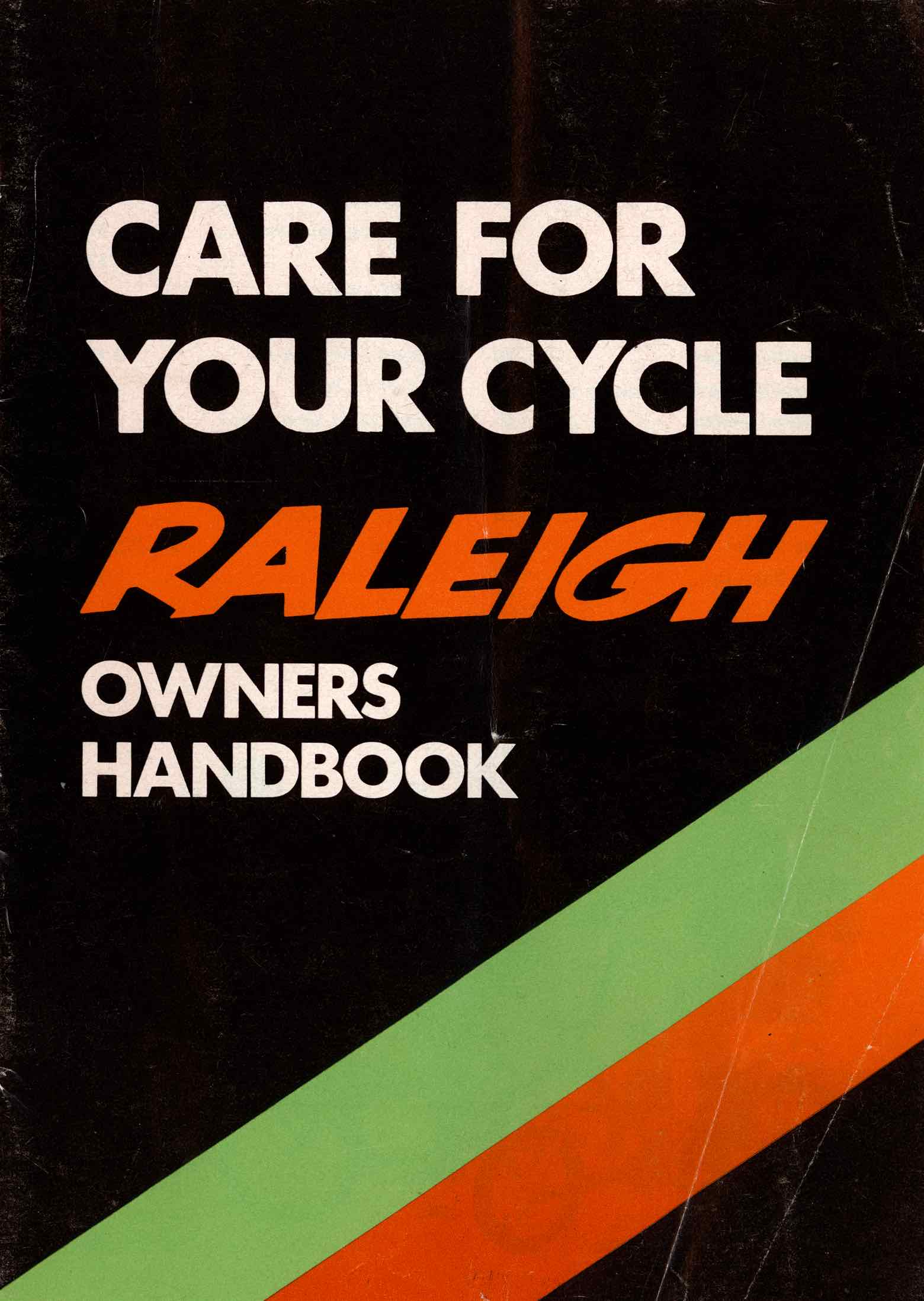 Raleigh Owners Handbook - page 1 main image