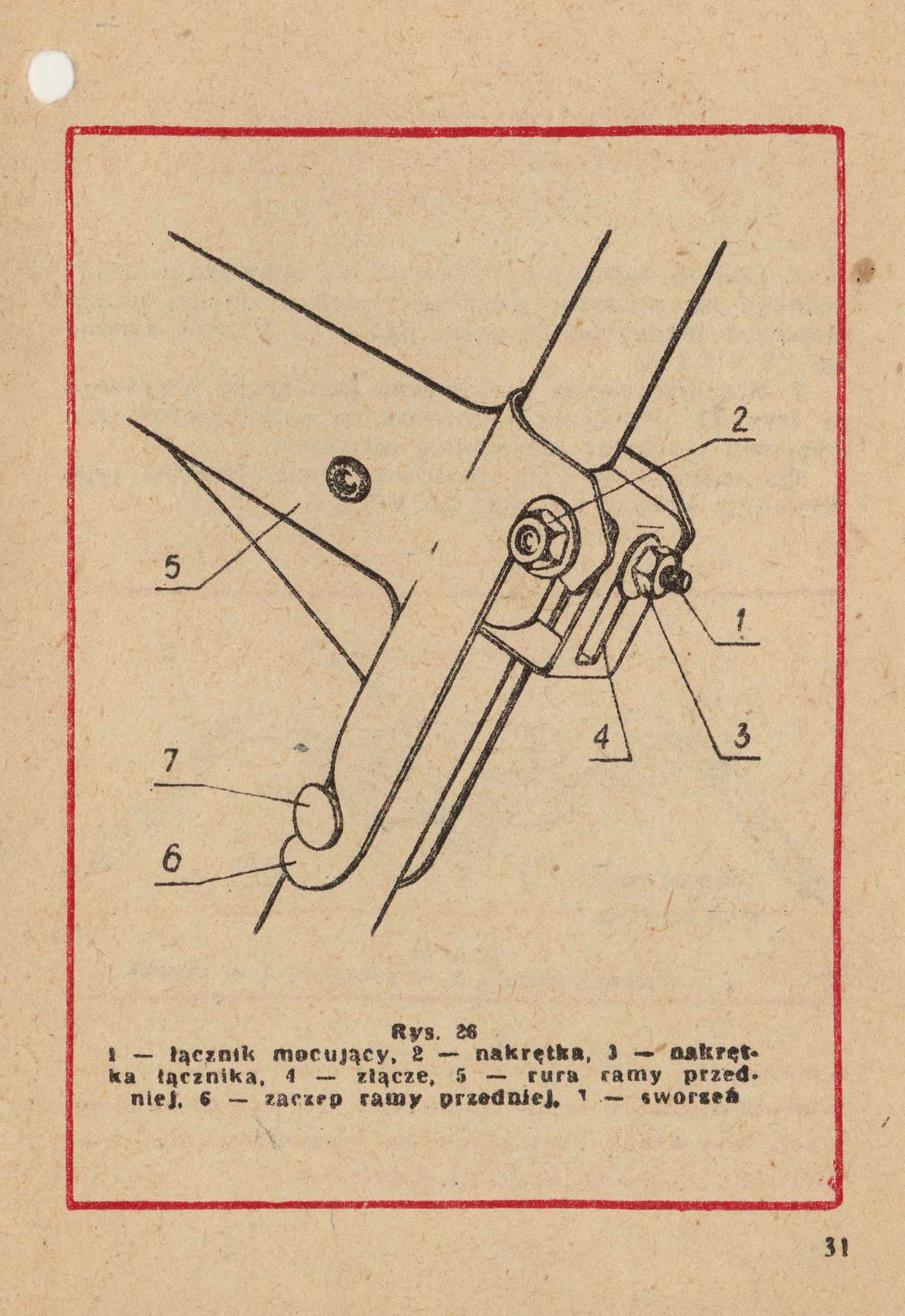 Romet - Rowery Instrukcja Obslugi 1979 page 31 main image