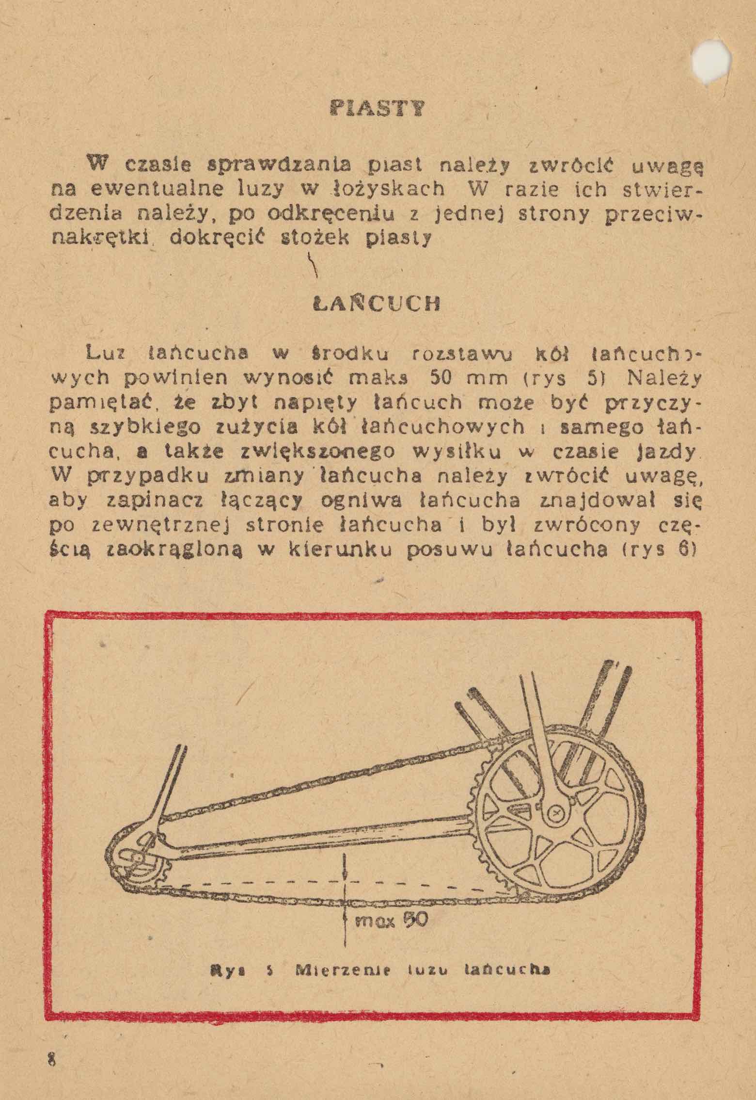 Romet - Rowery Instrukcja Obslugi 1979 page 8 main image