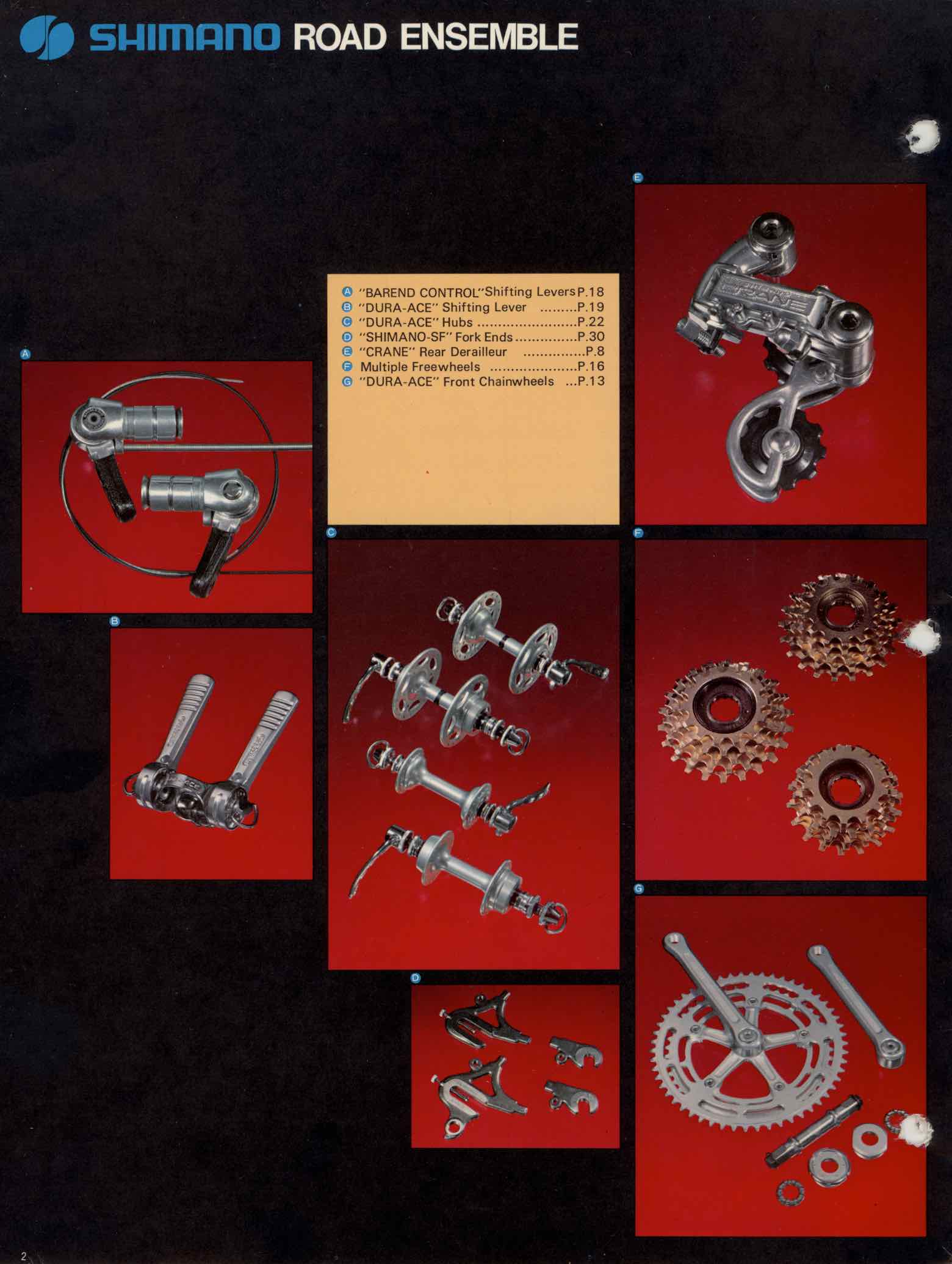 Shimano Bicycle Parts - 1973 Page 2 main image