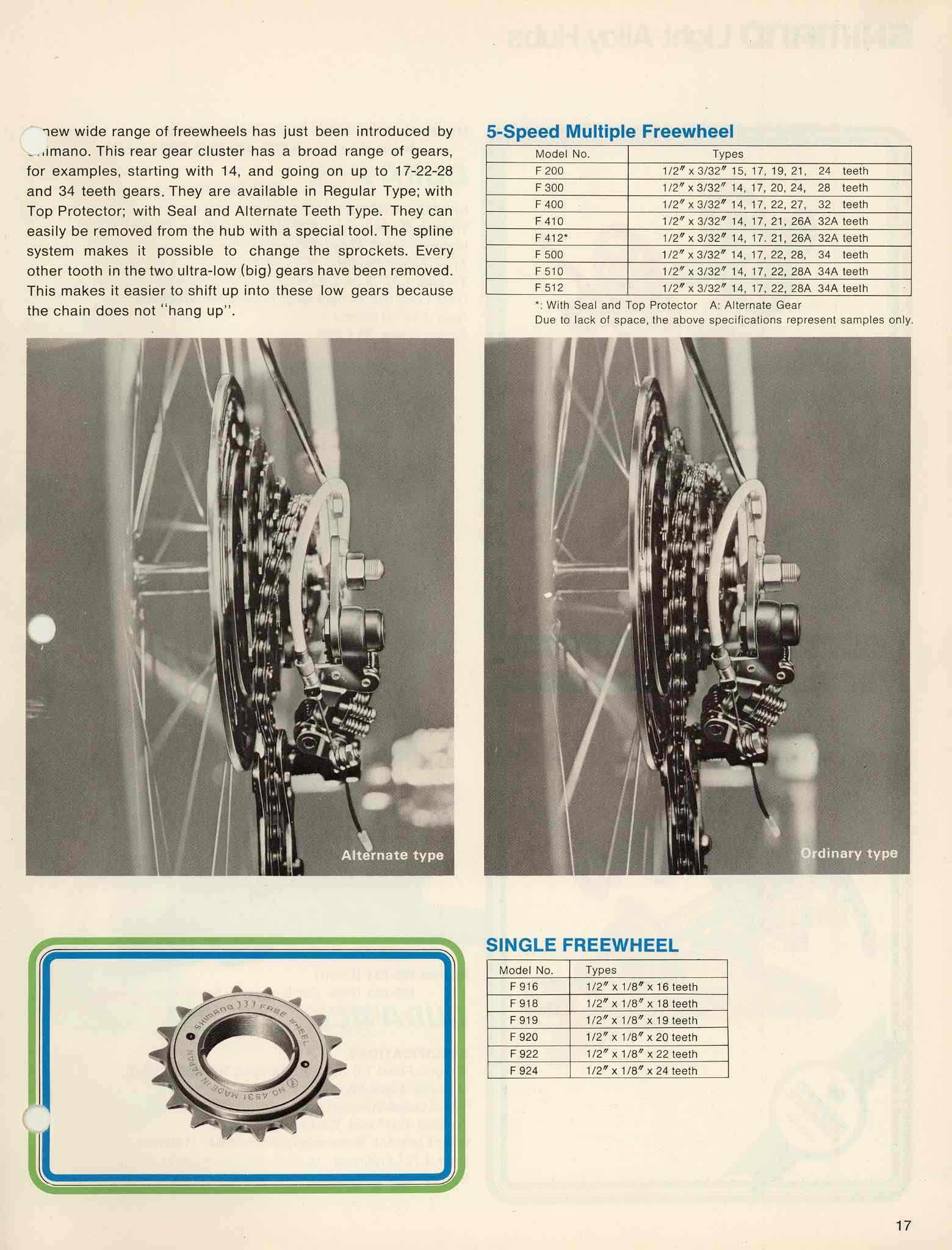 Shimano Bicycle Parts - 74 page 17 main image