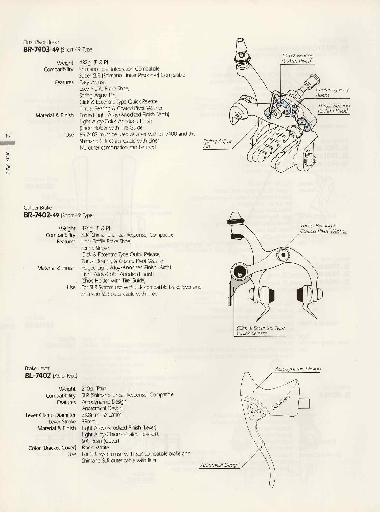 Shimano Bicycle System Component - 91 Page 19 main image