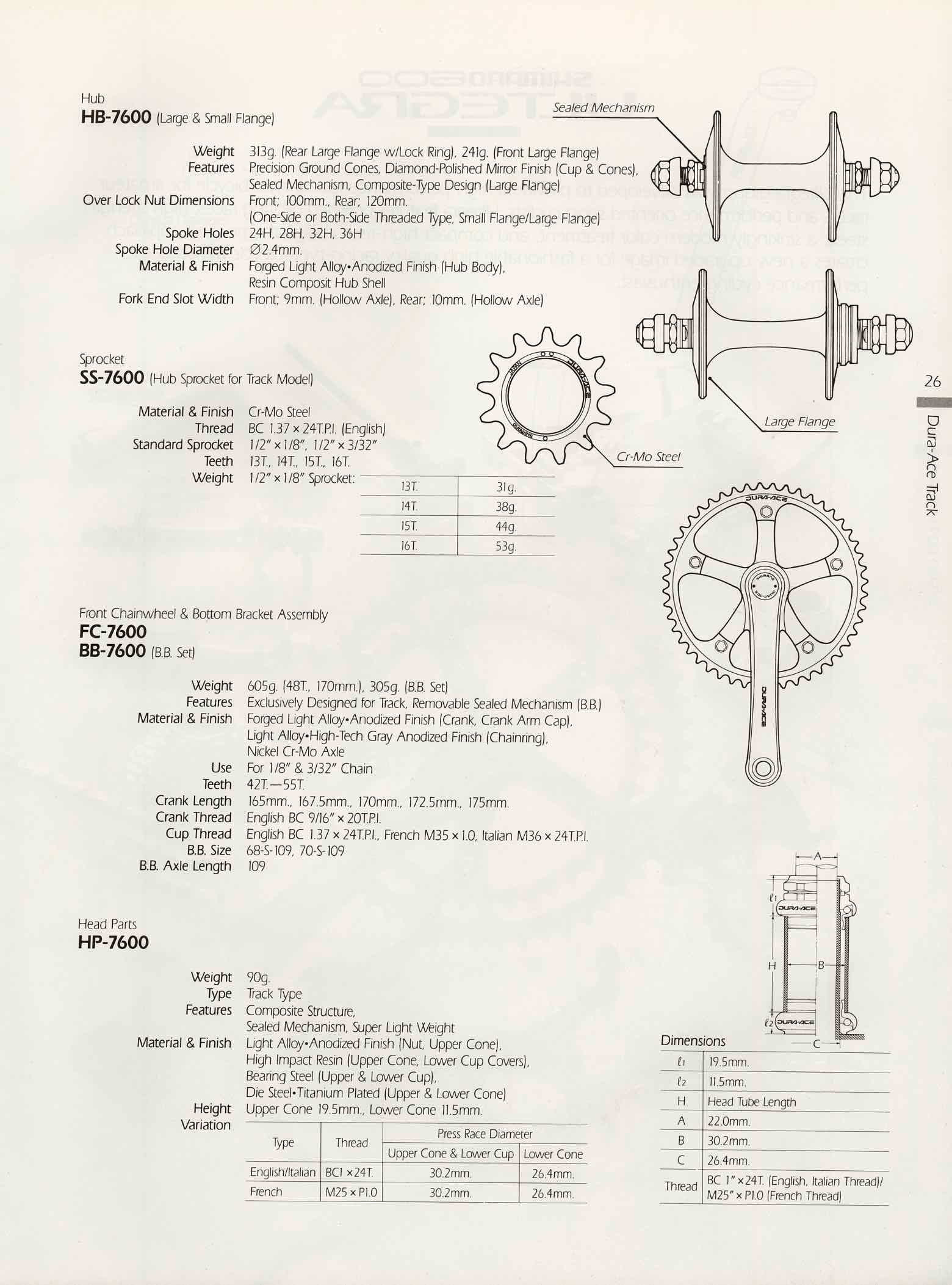 Shimano Bicycle System Component - 91 Page 26 main image