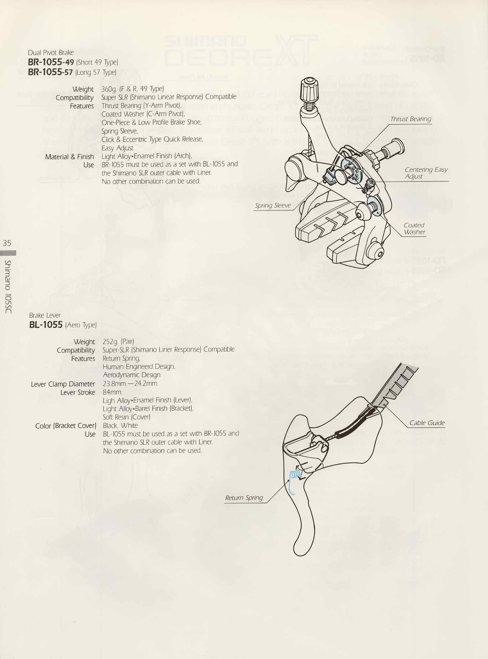 Shimano Bicycle System Component - 91 Page 35 main image