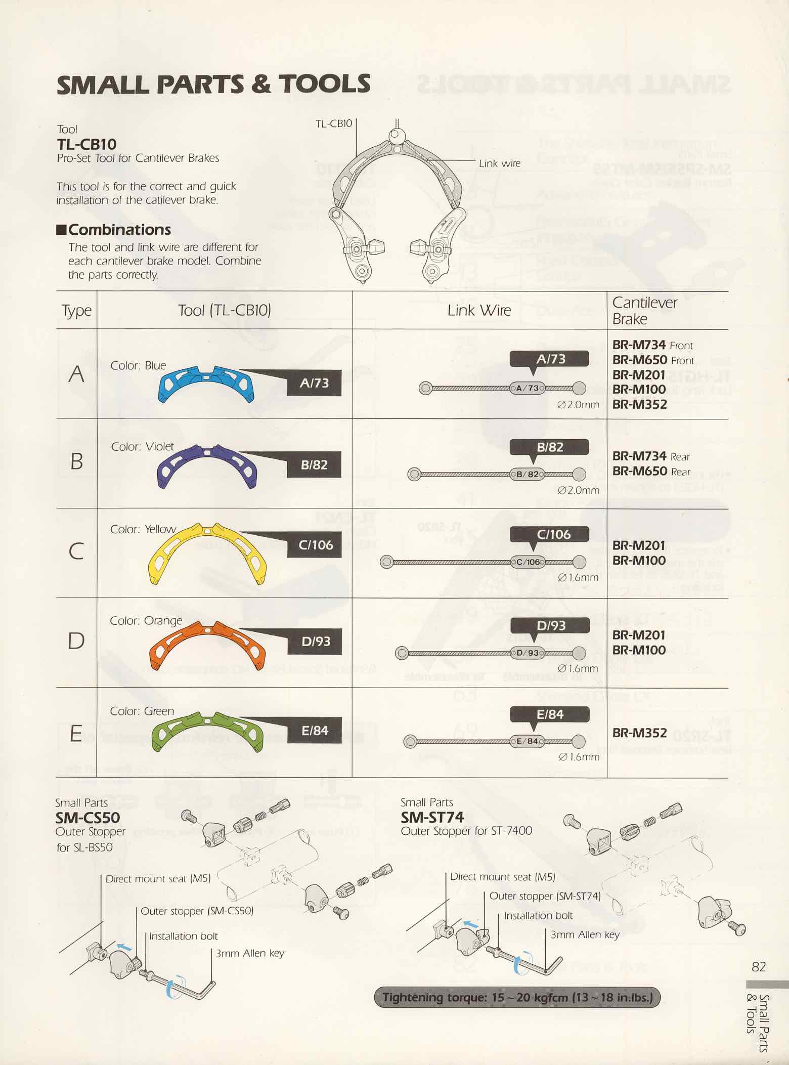 Shimano Bicycle System Component - 91 Page 82 main image