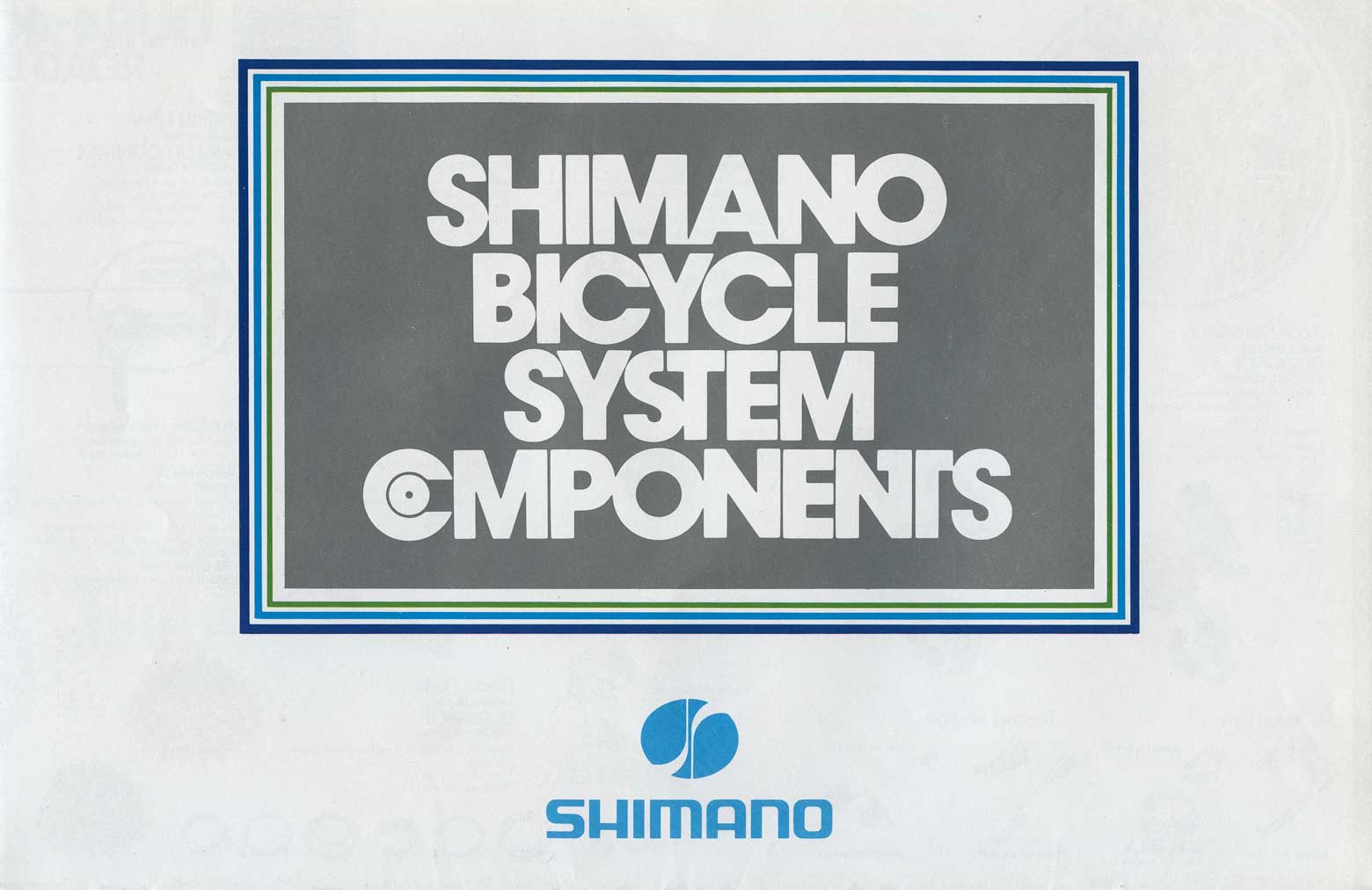 Shimano Bicycle System Components (1977) scan 01 main image