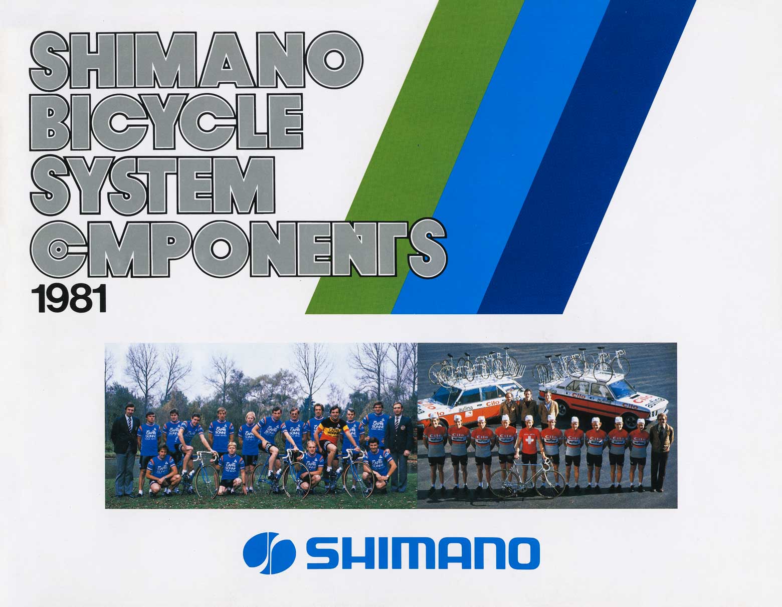 Shimano Bicycle System Components 1981 front cover main image