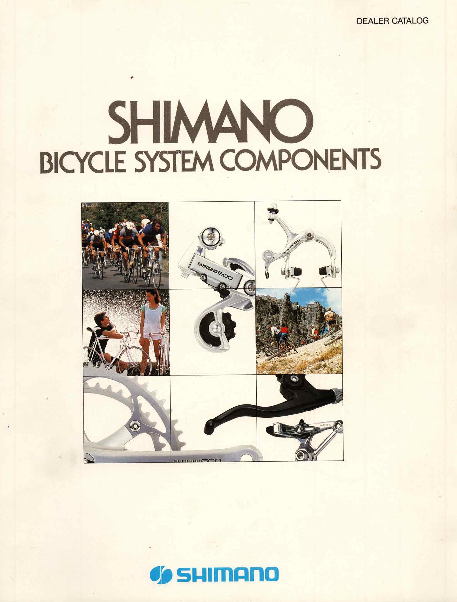 Shimano Bicycle System Components (1984) front cover main image