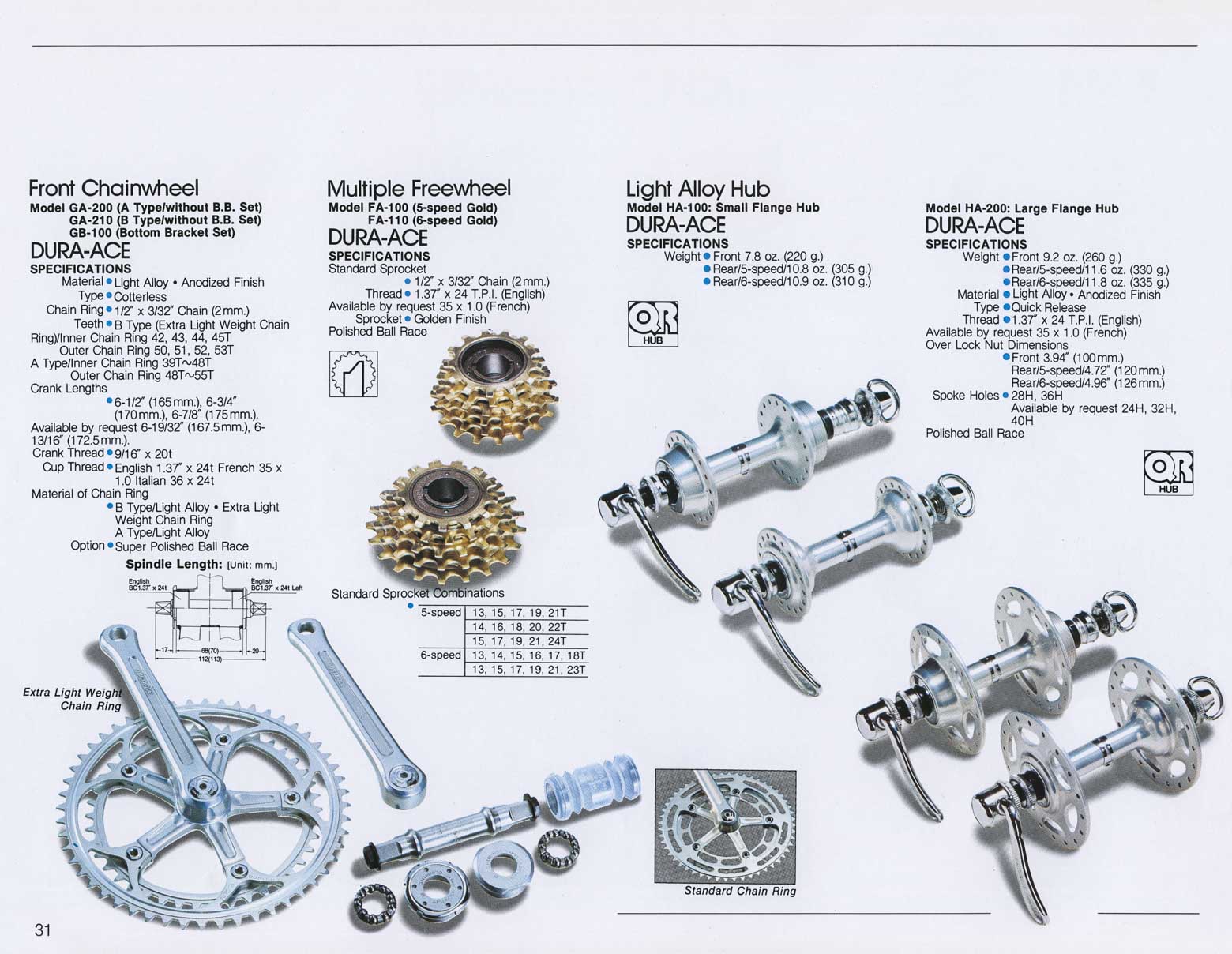 Shimano Bicycle System Components (December 1978) page 31 main image