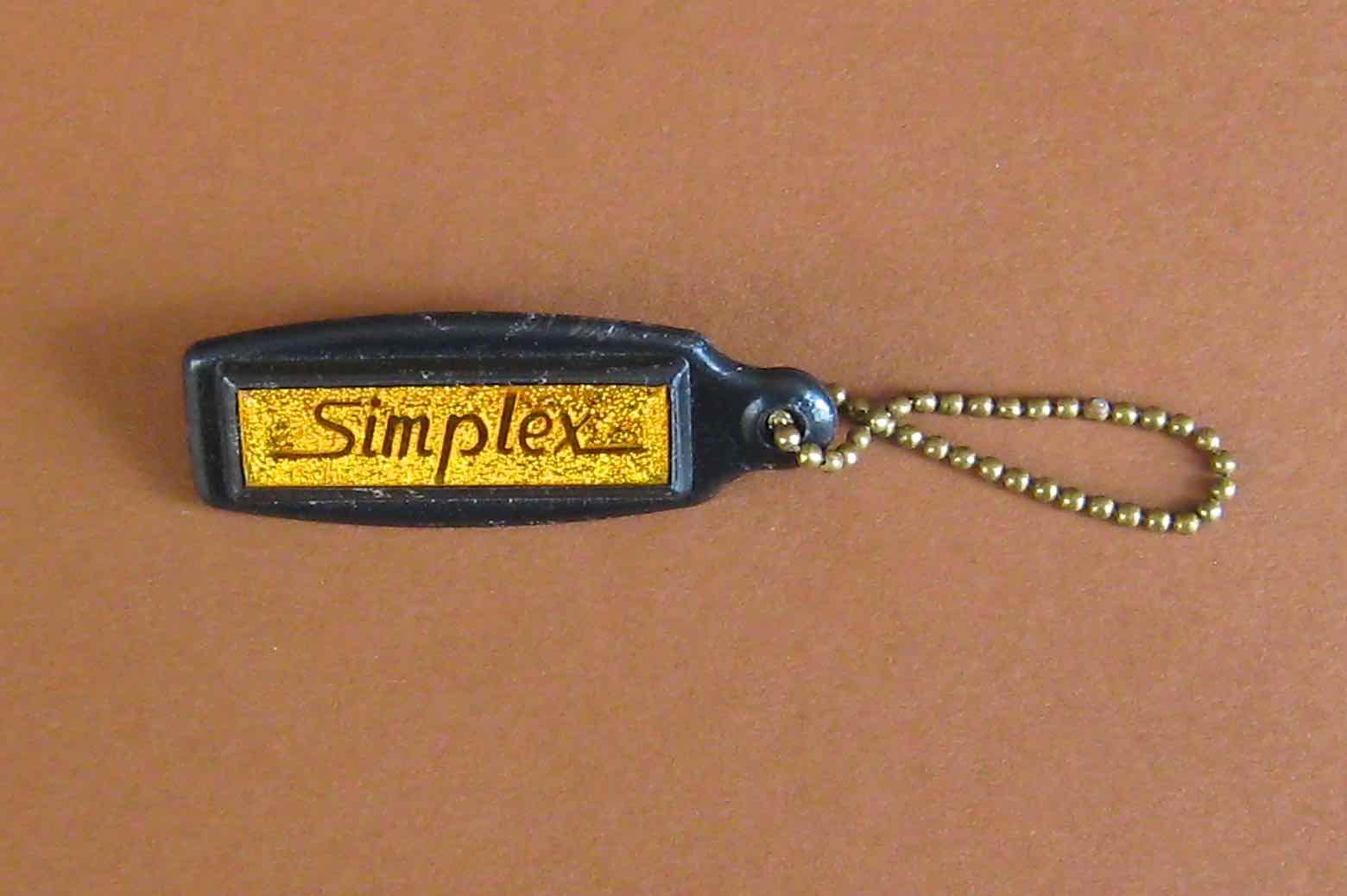 Simplex keyring - 1962? main image