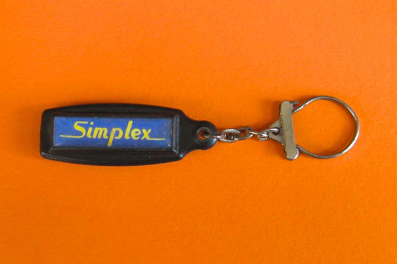 Simplex keyring - 1964? main image