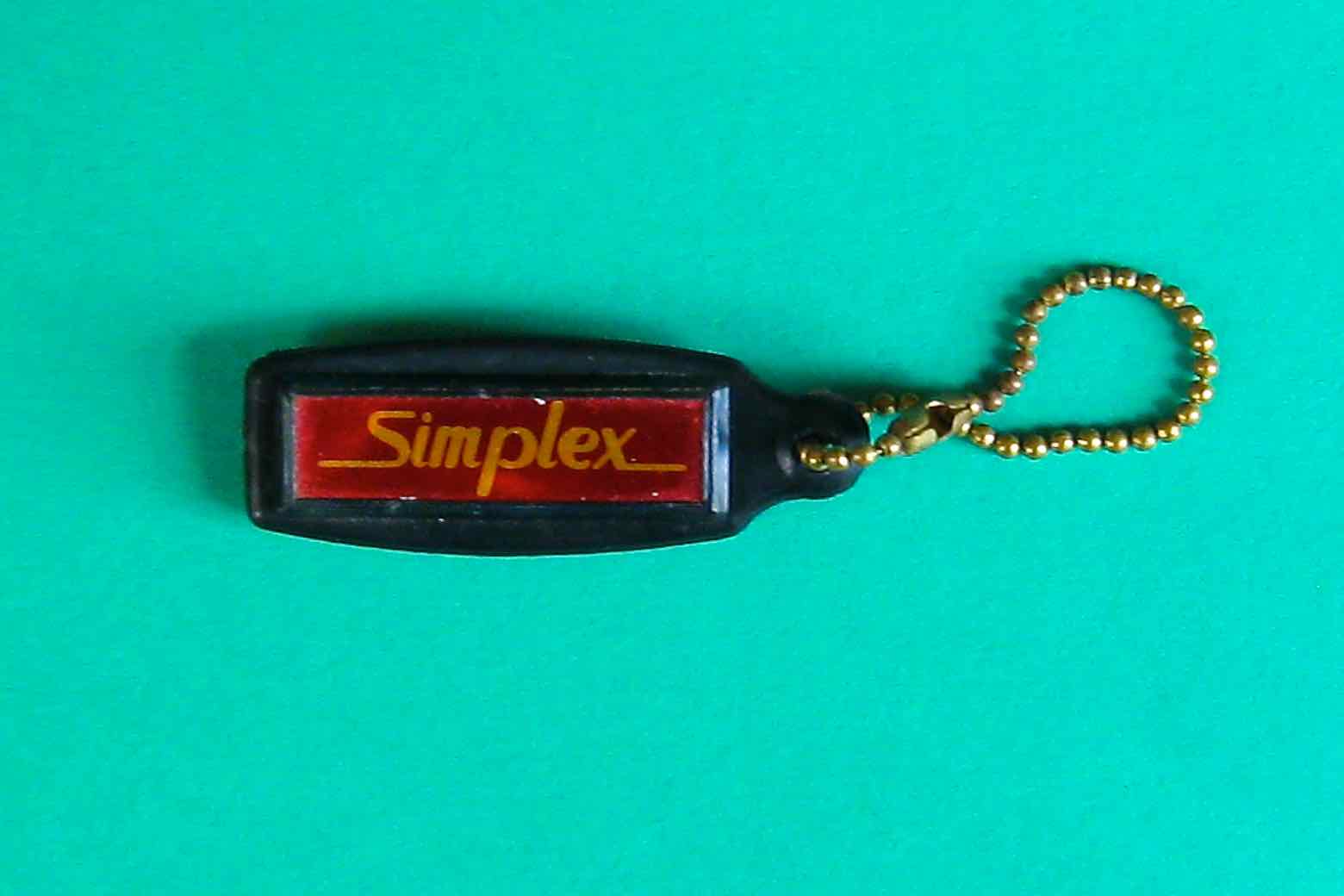 Simplex keyring - 1966? main image