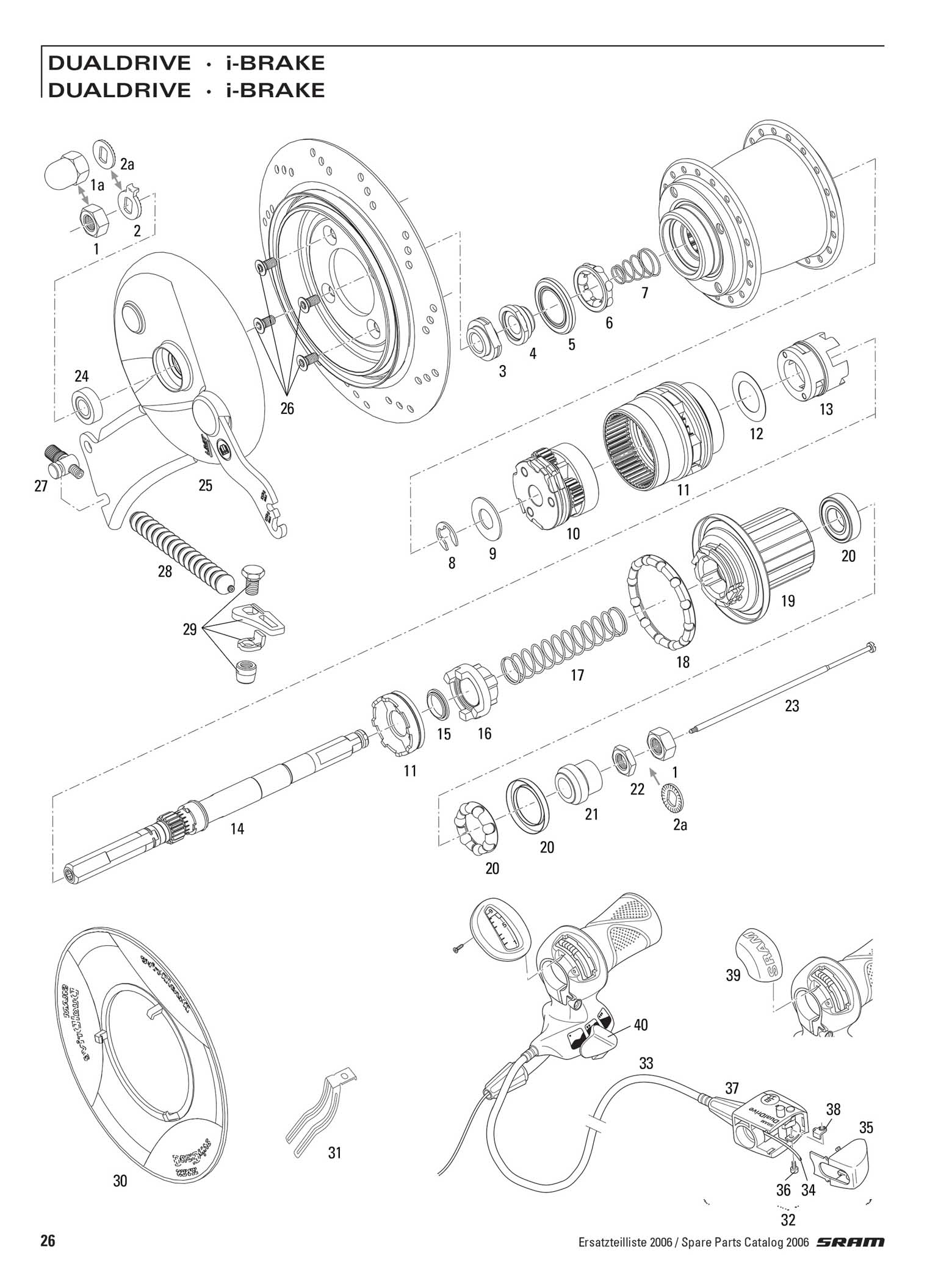 SRAM - Spare Parts Catalog 2006 page 026 main image