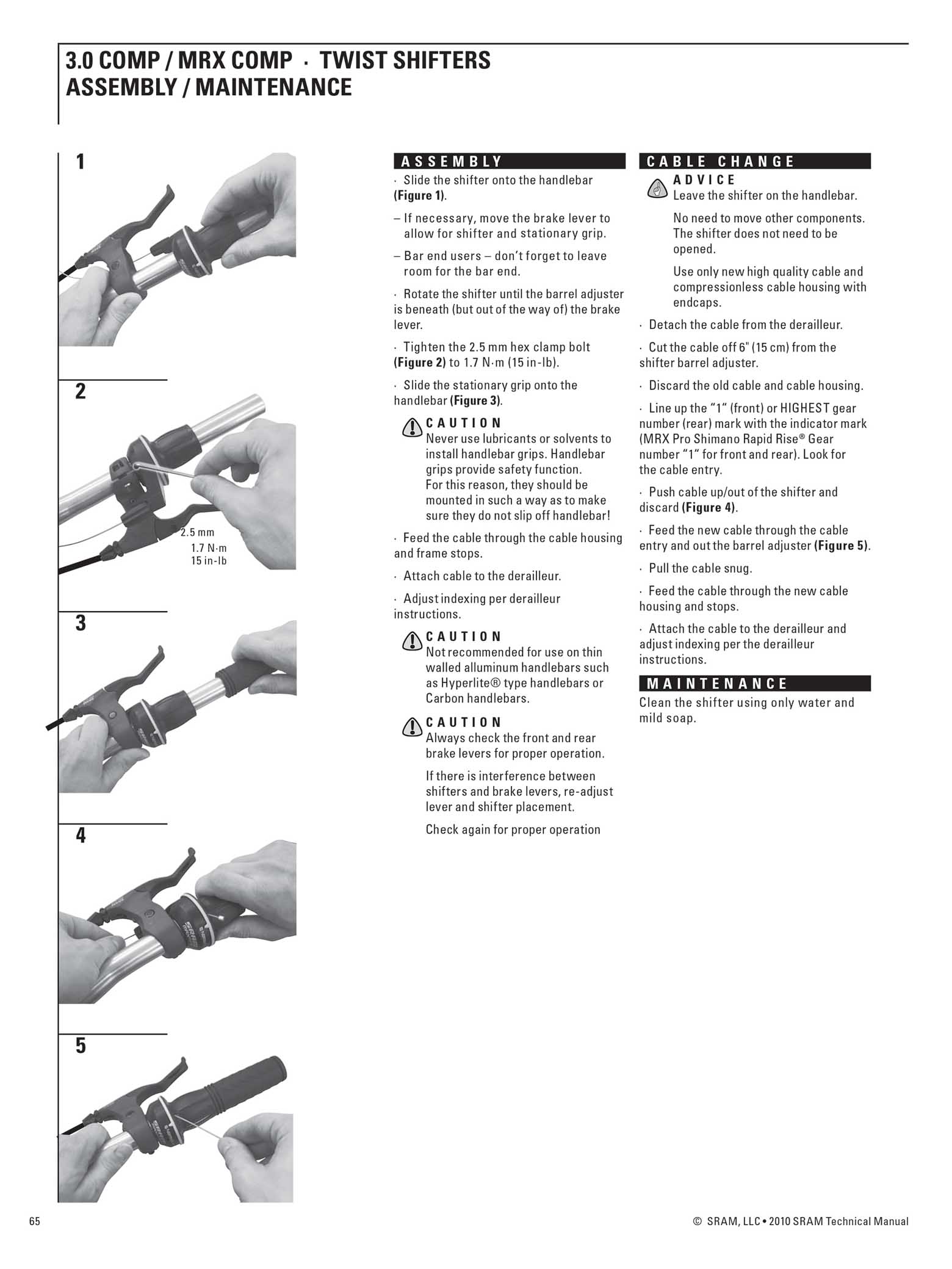 SRAM Technical Manual 2010 page 065 main image