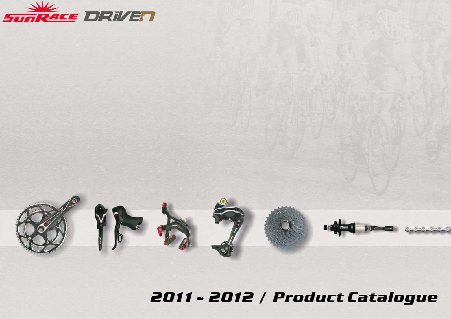 SunRace Product Catalogue 2011-2012 front cover main image
