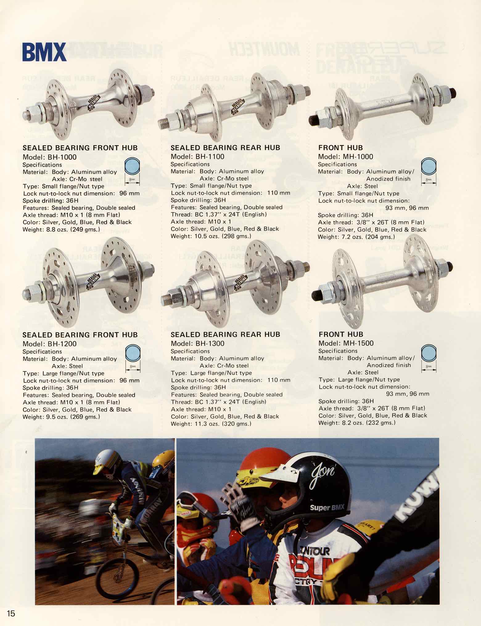 SunTour Bicycle Equipment Catalog No 62 - Page 15 main image