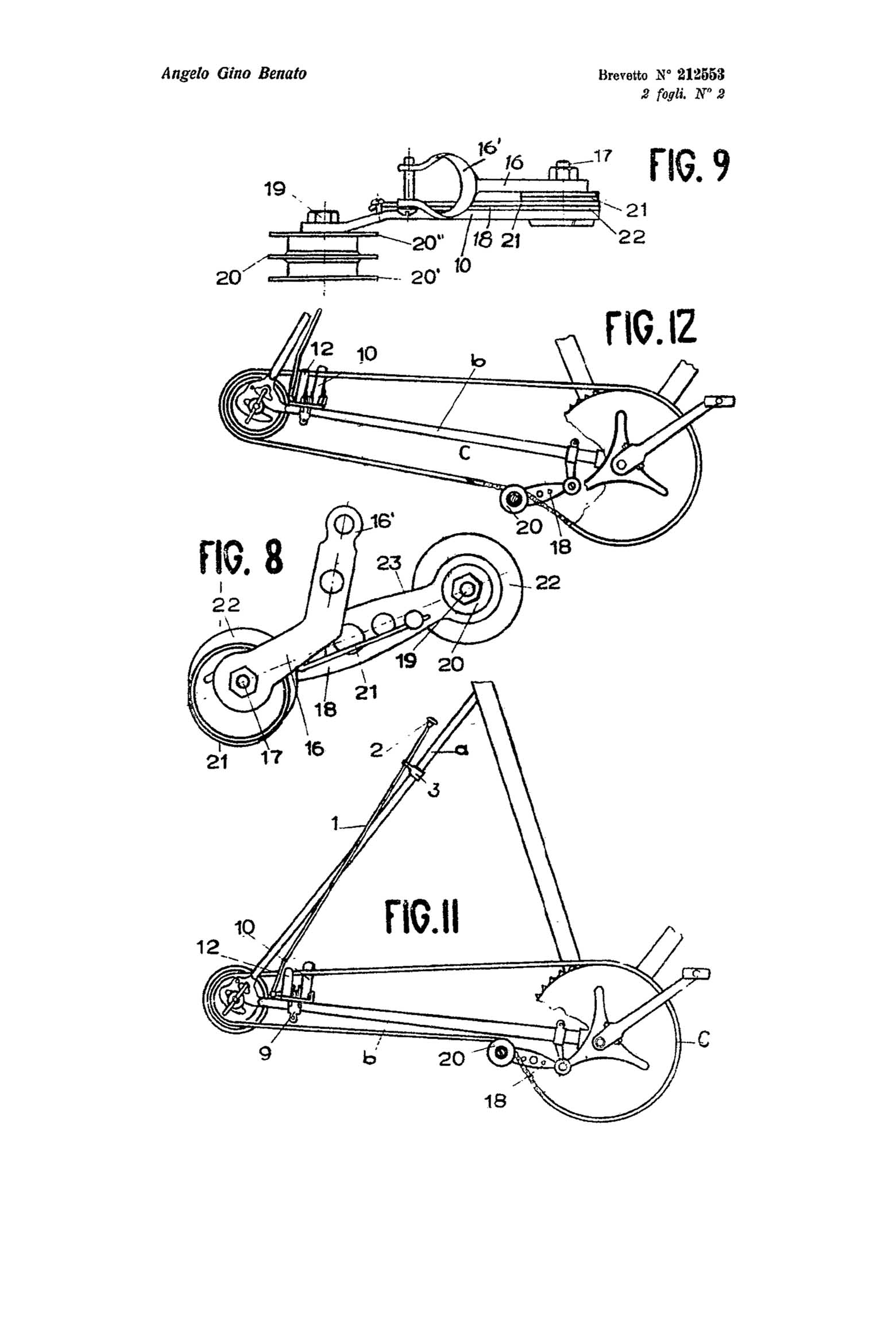 Swiss Patent 212,553 - Benato scan 05 main image