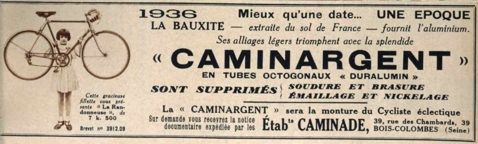 T.C.F. Revue Mensuelle July 1936 - Caminade advert main image