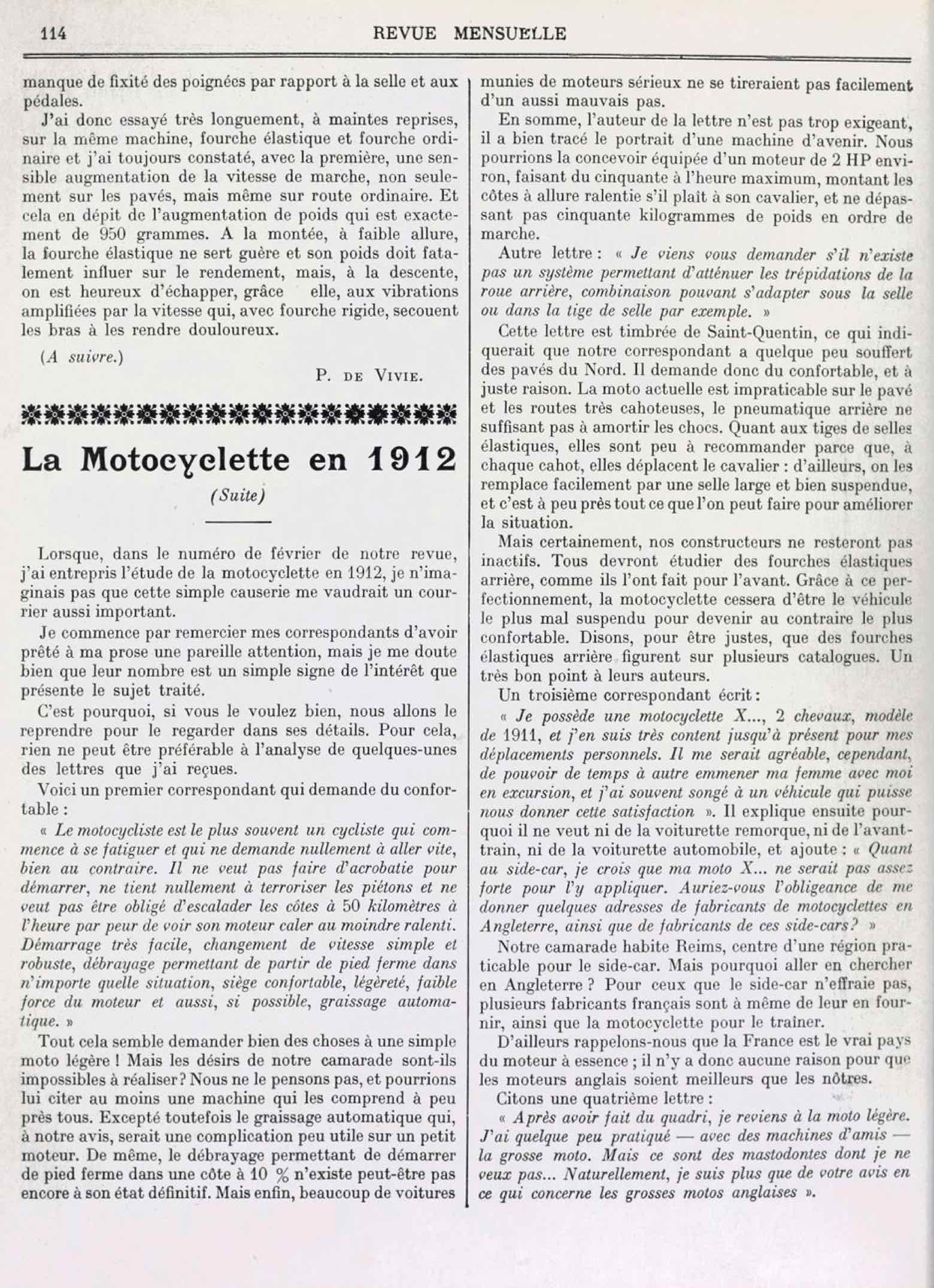 T.C.F. Revue Mensuelle March 1912 - Nos Ennemis (part I) scan 3 main image