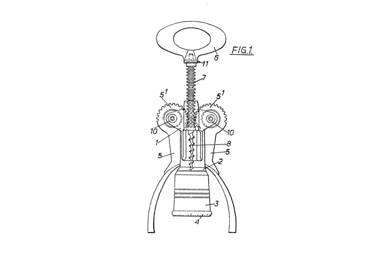 UK Patent 1,188,579 - Campagnolo corkscrew main image