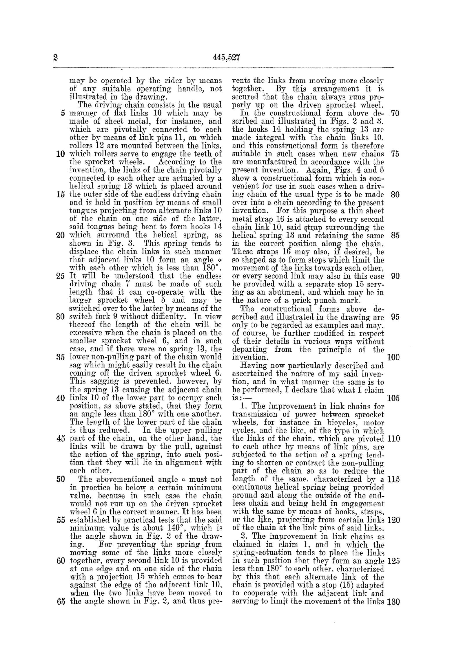 UK Patent # 445,527 - Brevix scan 02 main image