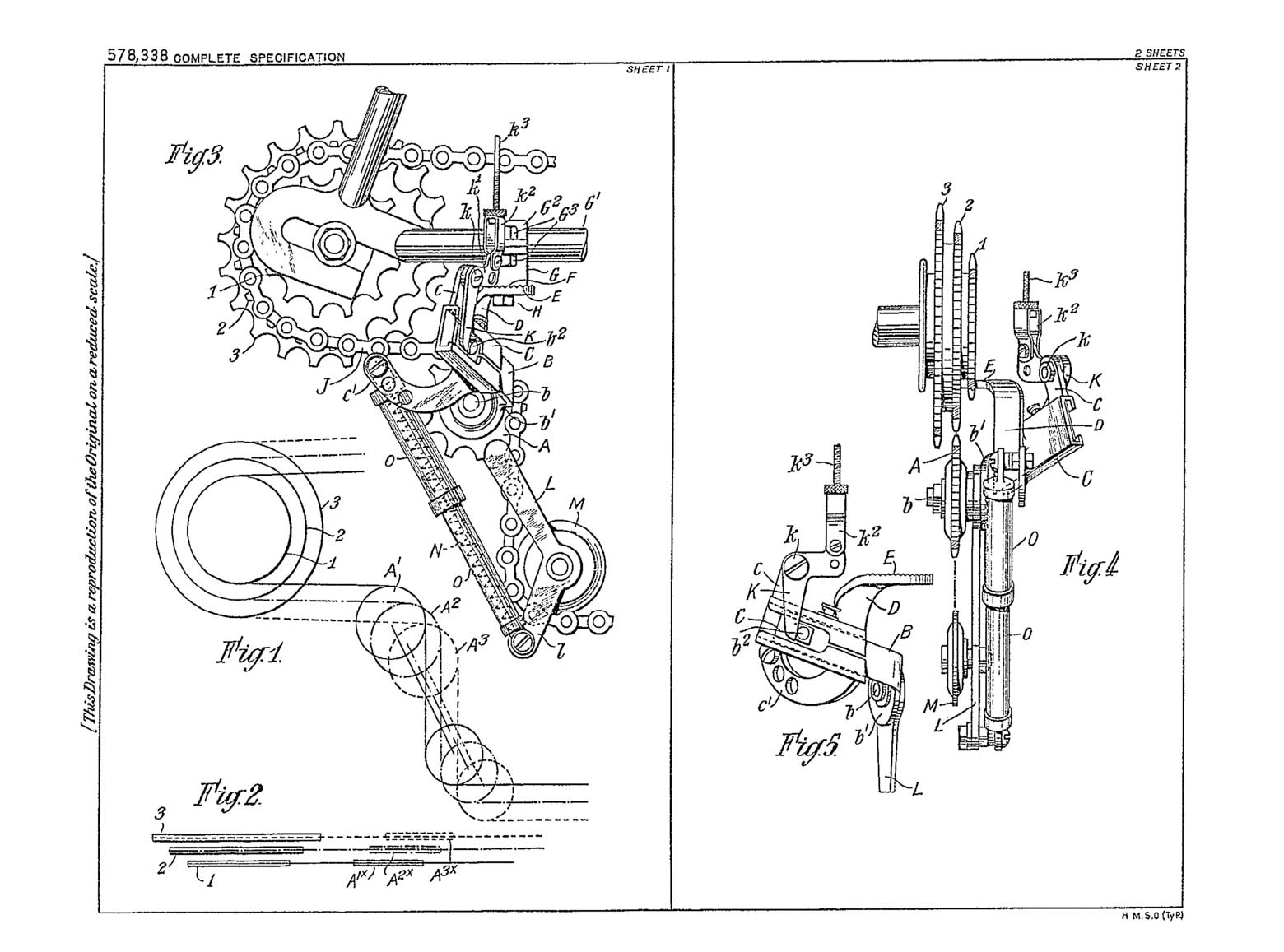 UK Patent 578,338 - Fitzpatrick scan 4 main image