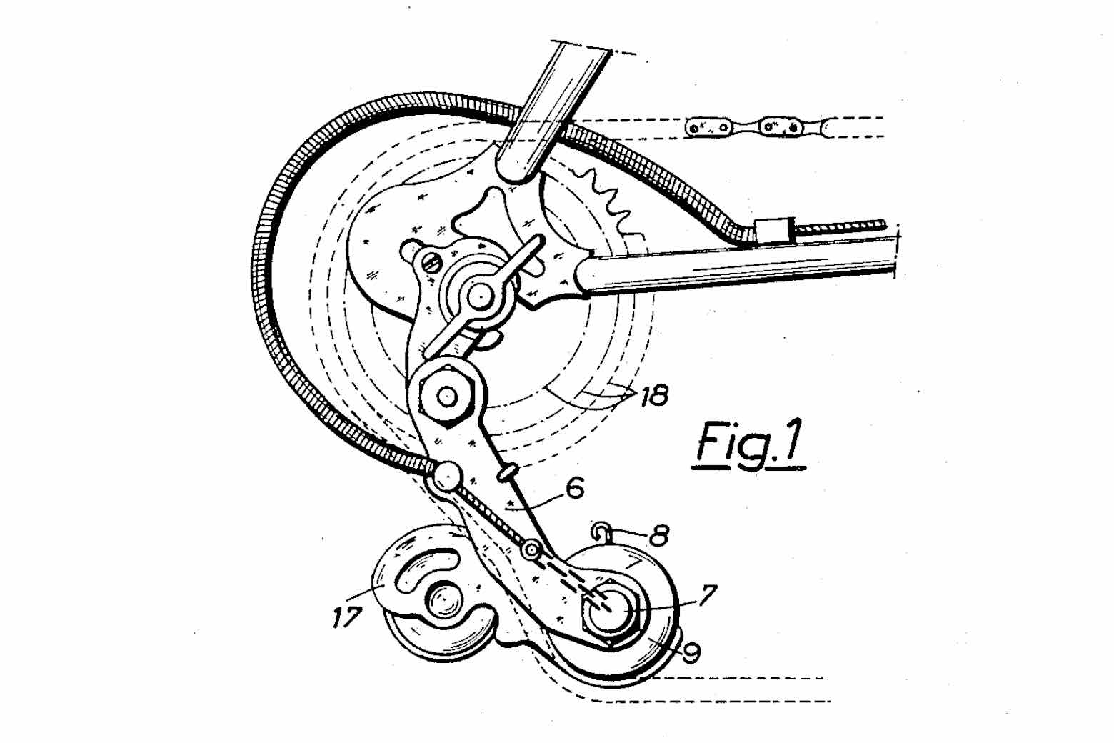 US Patent 2,693,116 - Simplex Tour de France main image