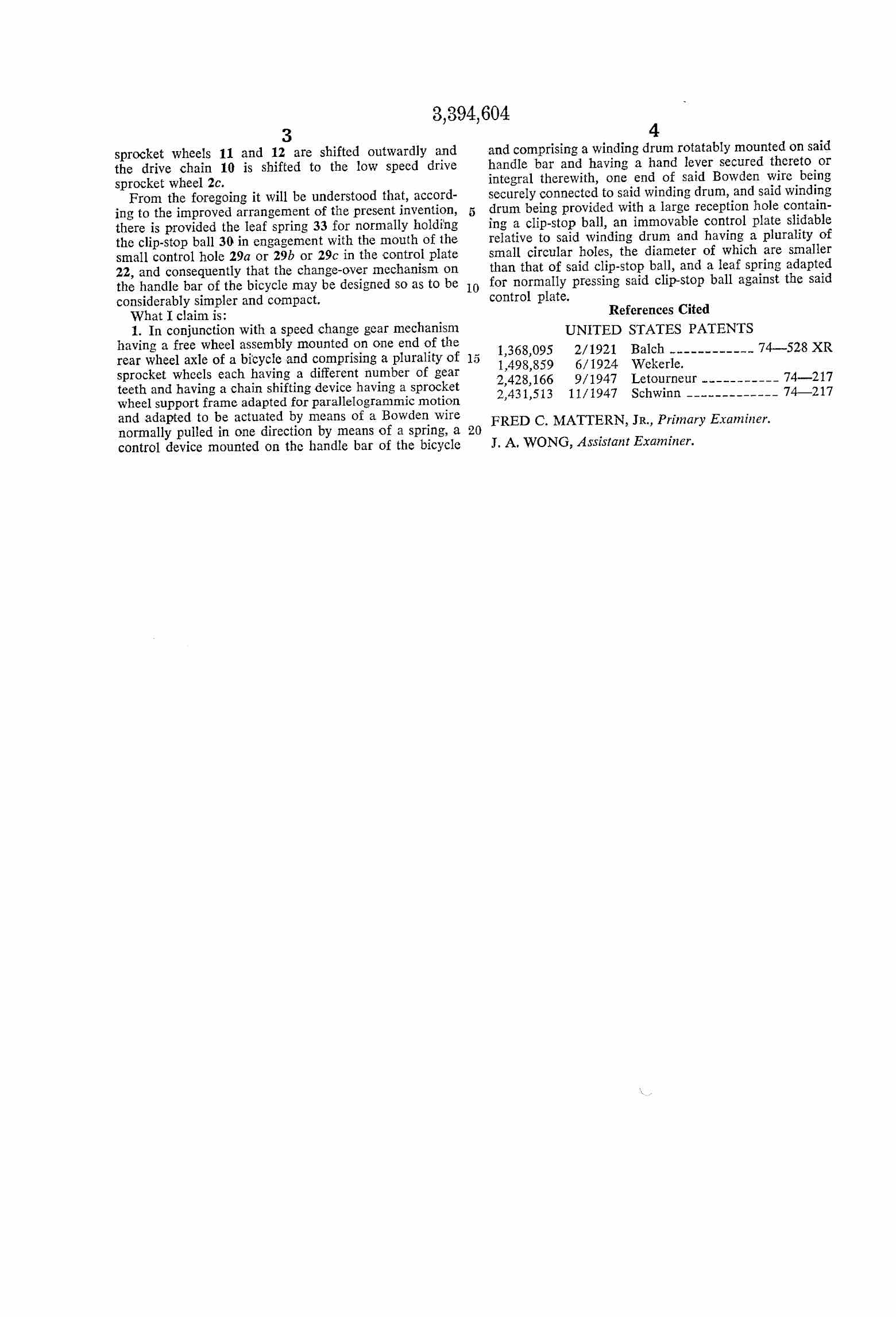 US Patent 3,394,604 - Shimano Archery scan 2 main image