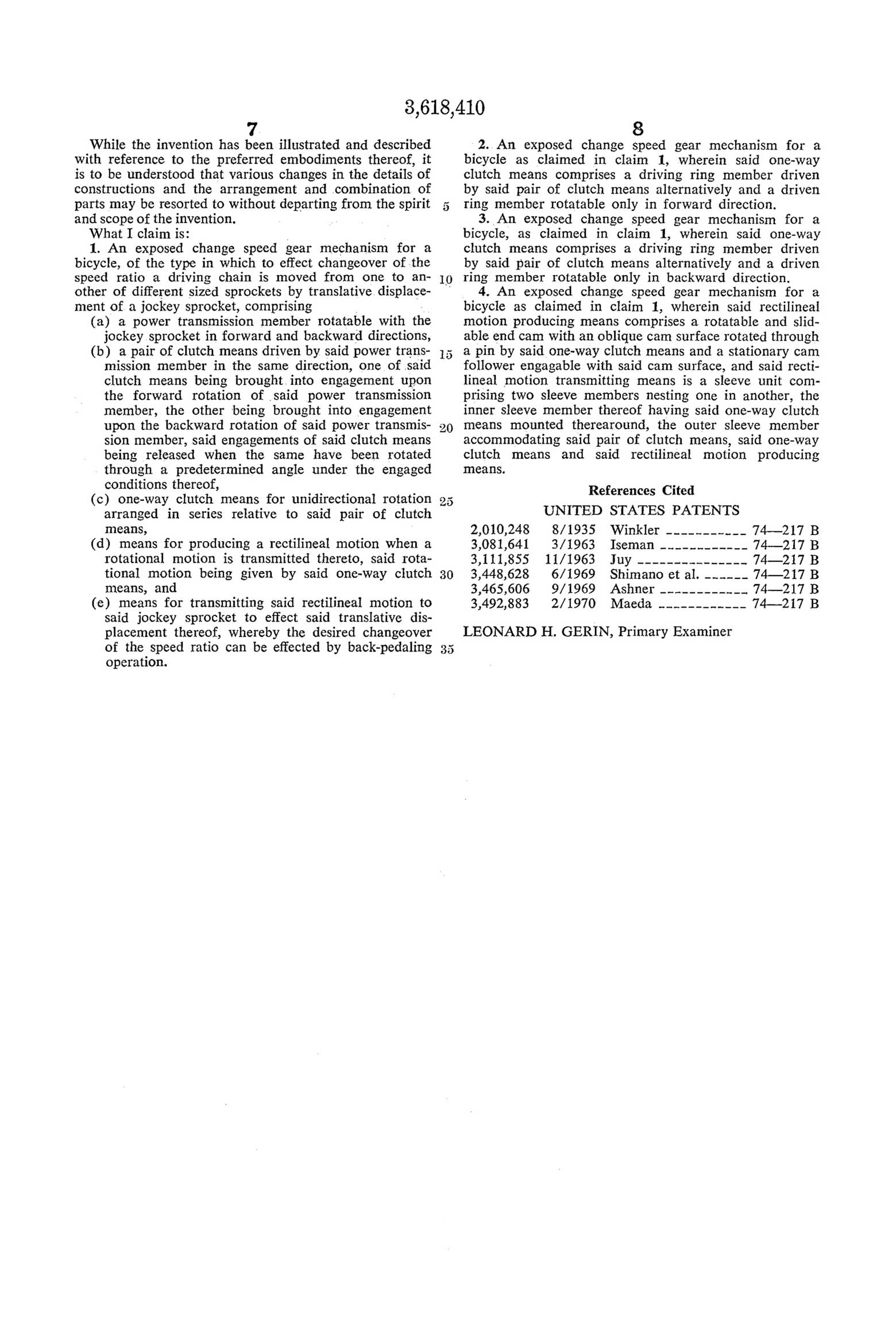 US Patent 3,618,410 scan 4 main image