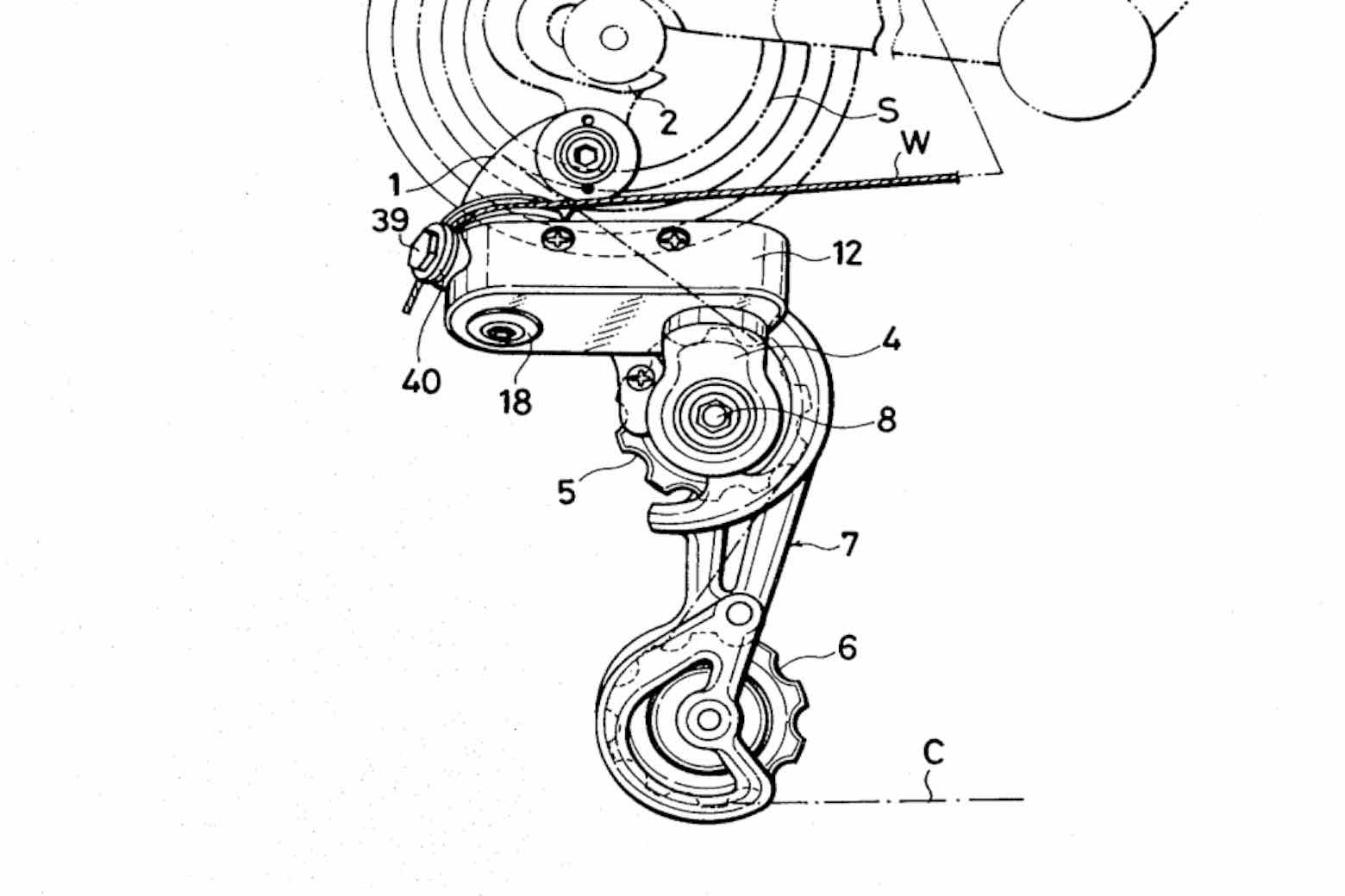 US Patent 4,469,479 - SunTour Superbe Tech main image
