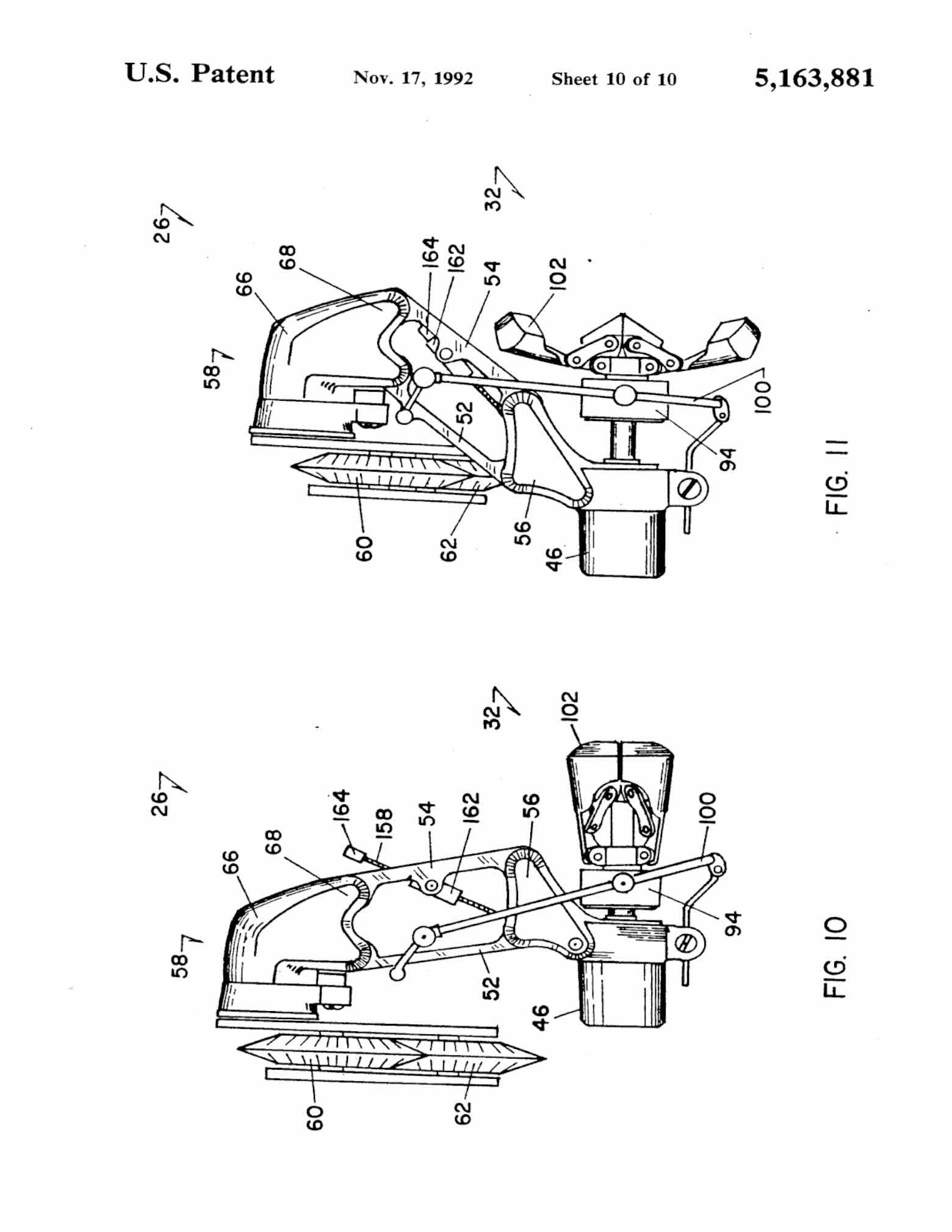 US Patent 5,163,881 - AutoBike SmartShift scan 16 main image