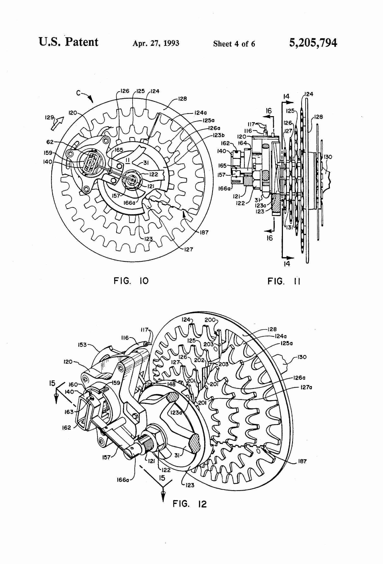 US Patent 5,205,794 - Browning SmartShift 400 scan 5 main image