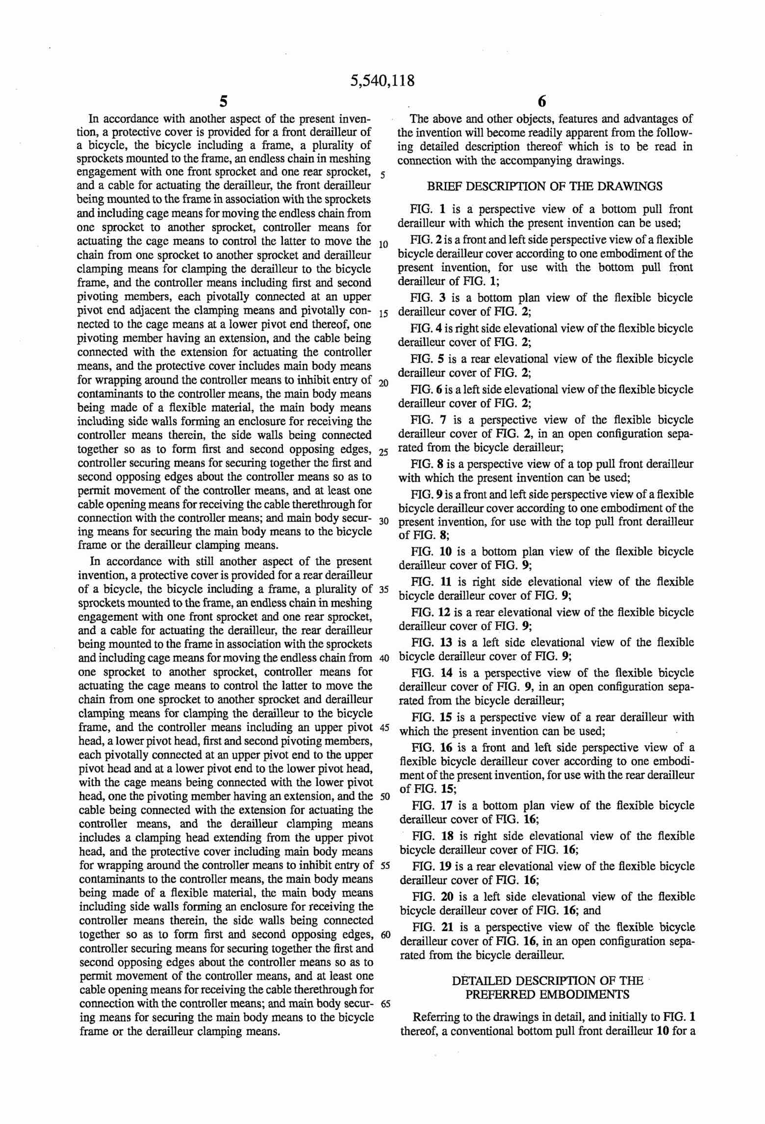 US Patent 5,540,118 - Vivo Grunge Guard scan 13 main image