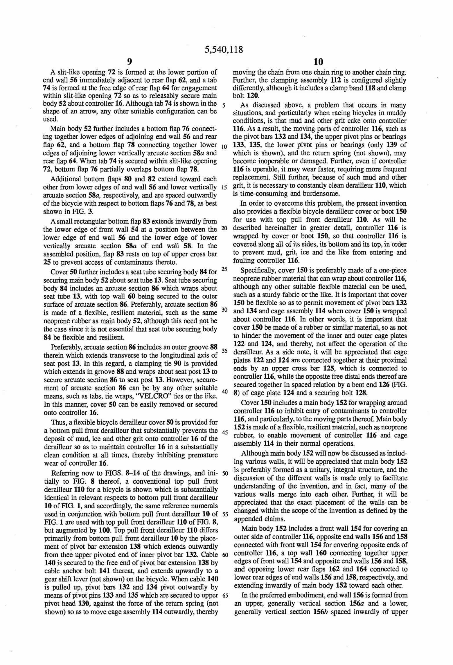 US Patent 5,540,118 - Vivo Grunge Guard scan 15 main image