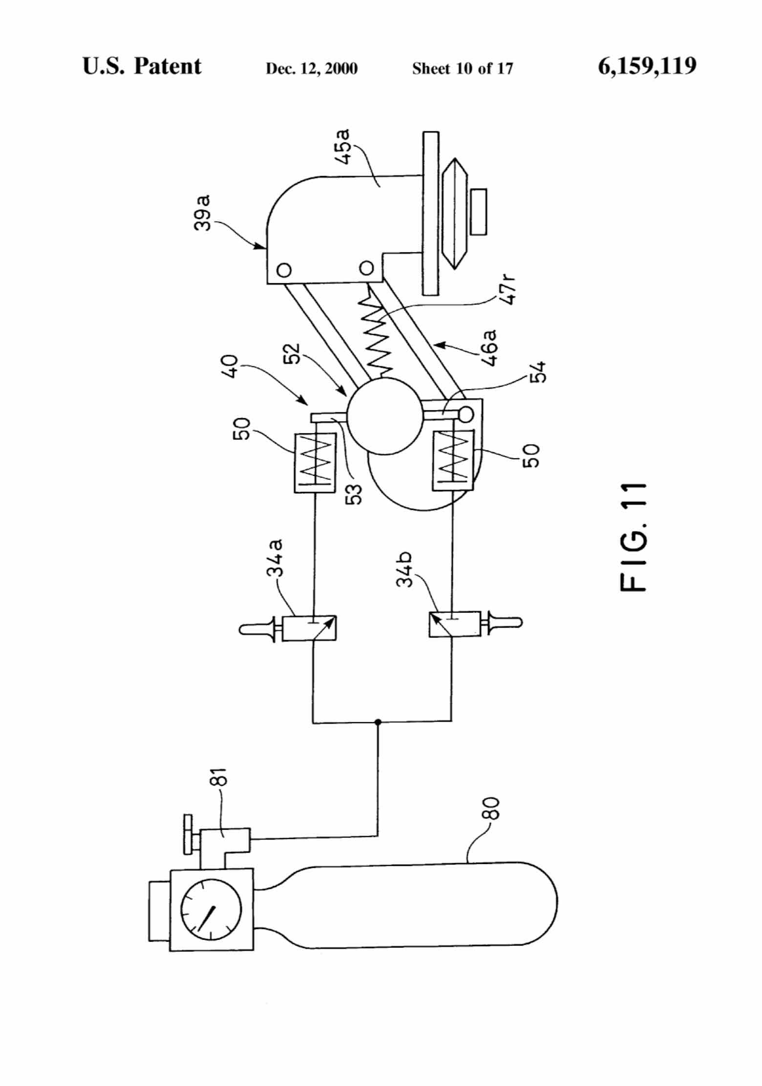 US Patent 6,159,119 - Shimano AirLines scan 11 main image