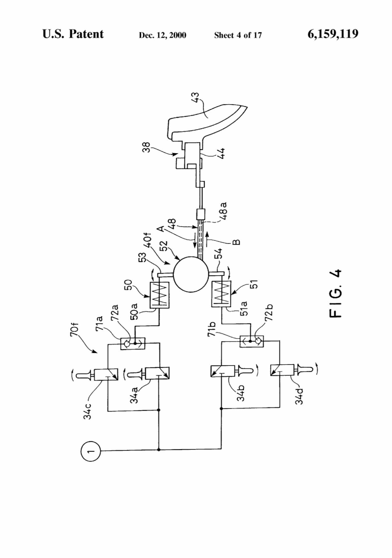 US Patent 6,159,119 - Shimano AirLines scan 5 main image