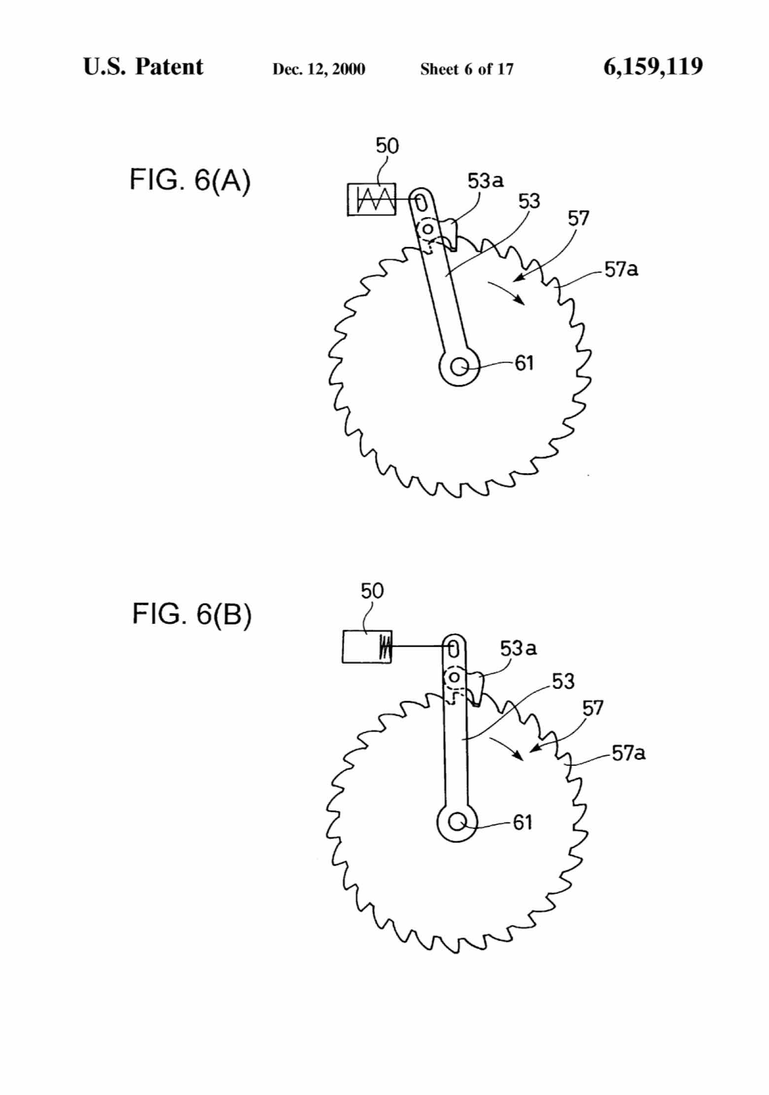 US Patent 6,159,119 - Shimano AirLines scan 7 main image